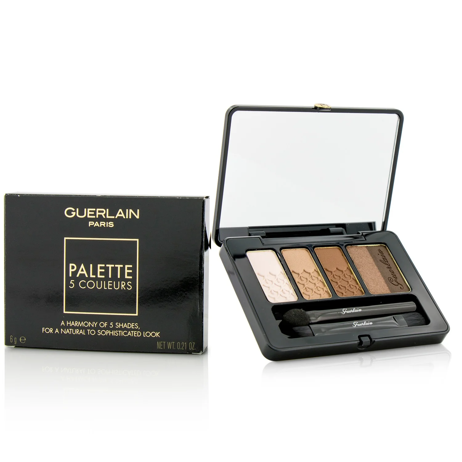 Guerlain 5 Couleurs Eyeshadow Palette - # 02 Tonka Imperiale  6g/0.21oz - Olabens