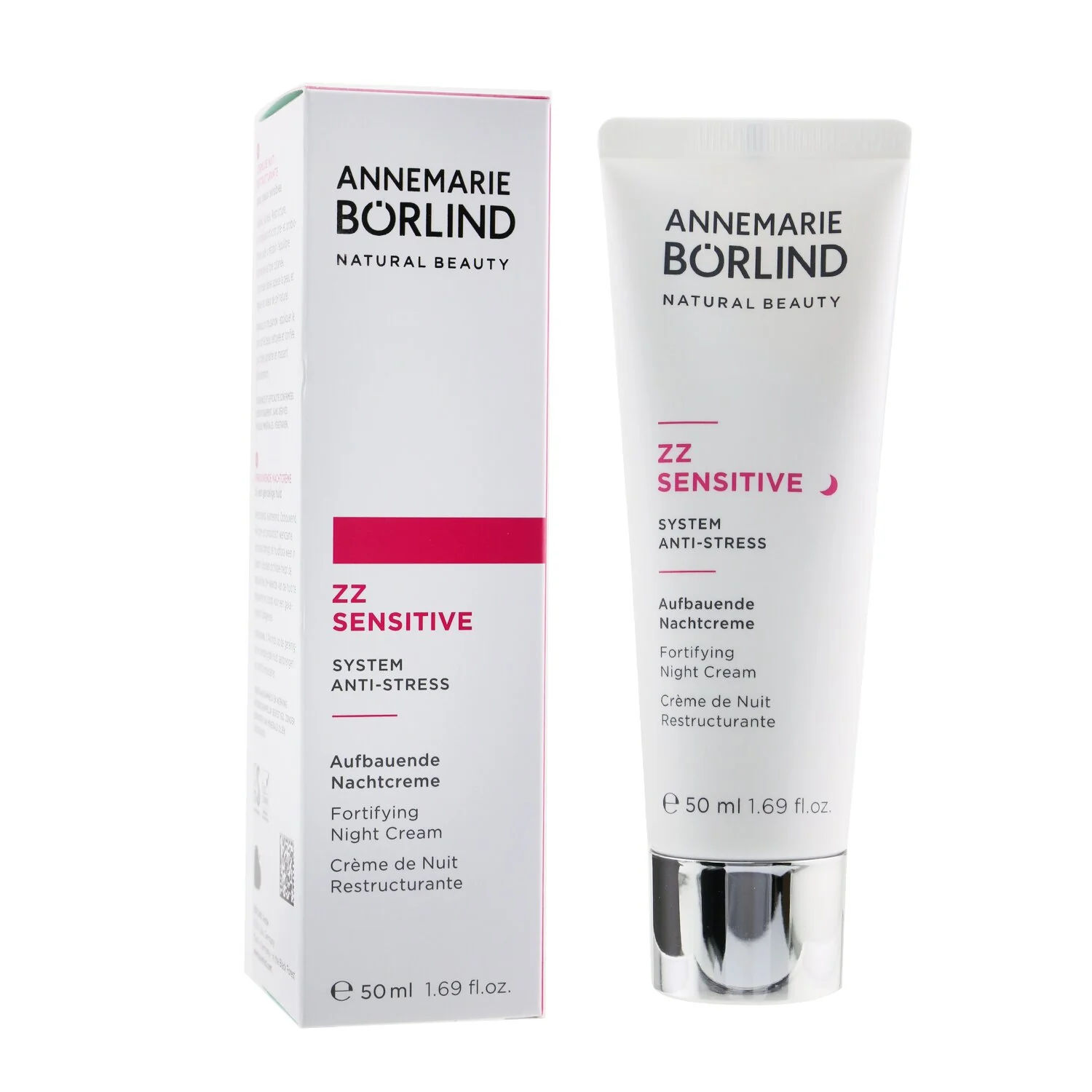 Annemarie Borlind ZZ Sensitive System Anti-Stress Fortifying Night Cream - For Sensitive Skin  50ml/1.69oz - Olabens