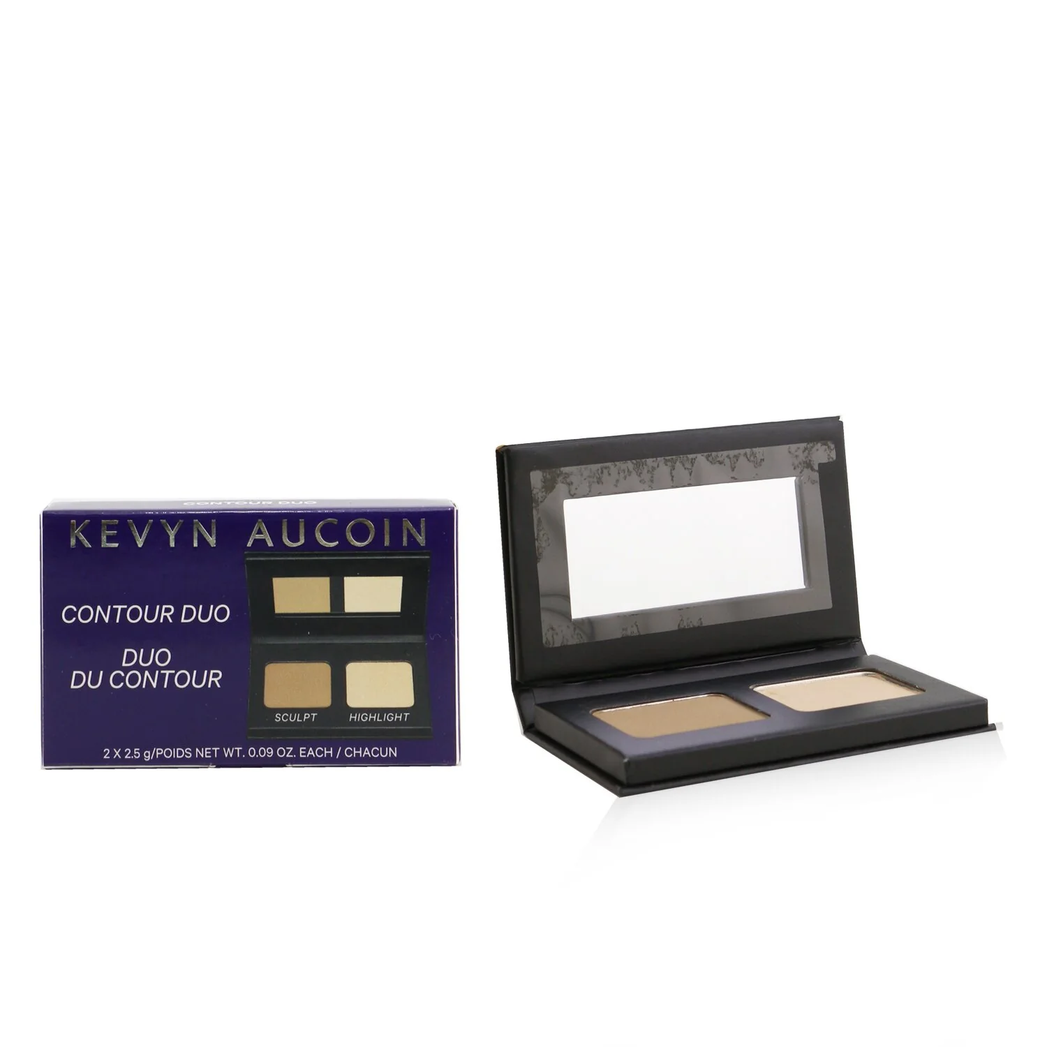 Kevyn Aucoin The Contour & Highlighter Duo (1x Contour, 1x Highlighter)  2x2.5g/0.09oz - Olabens