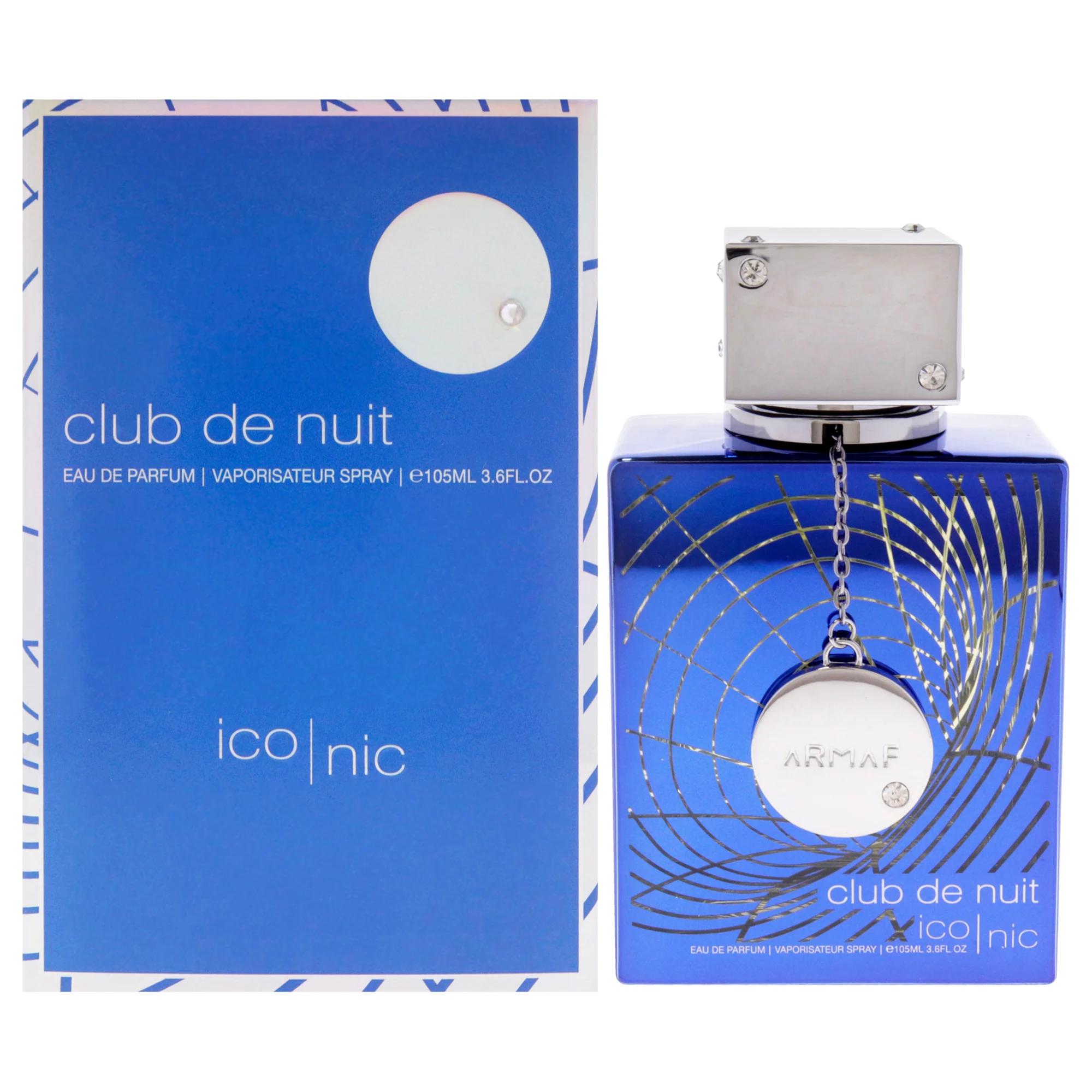 Club De Nuit Iconic Blue by Armaf for Men - 3.6 oz EDP Spray - Olabens