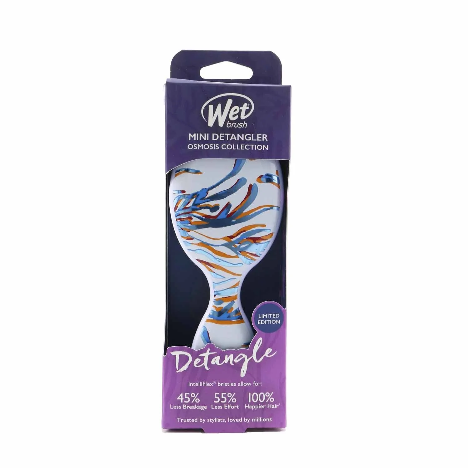 Wet Brush Mini Detangler Osmosis Collection - # Flowing Coral (Limited Edition)  1pc - Olabens