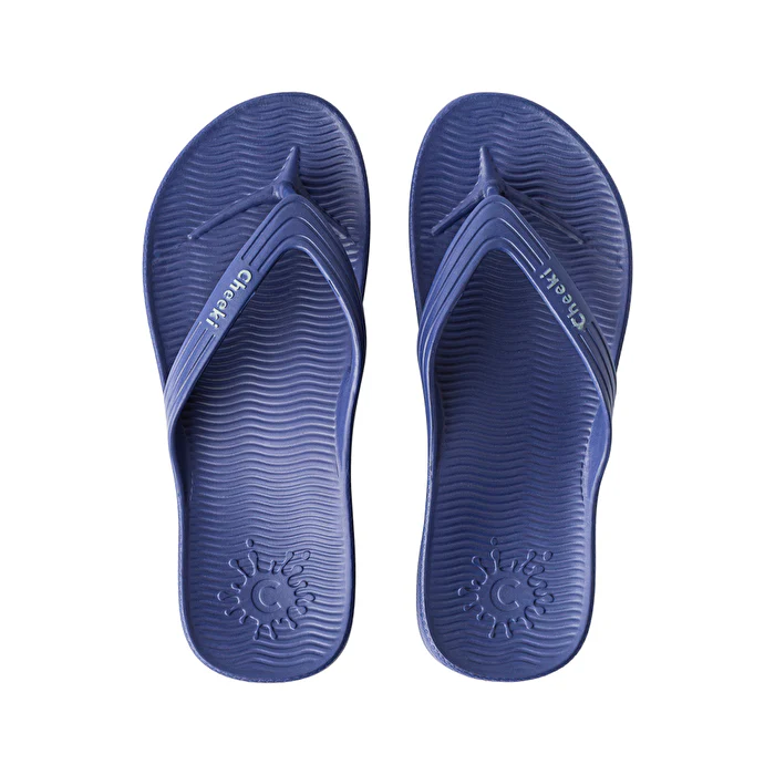Cheeki Arch Support Thongs Blue Mens Size US9 - Olabens