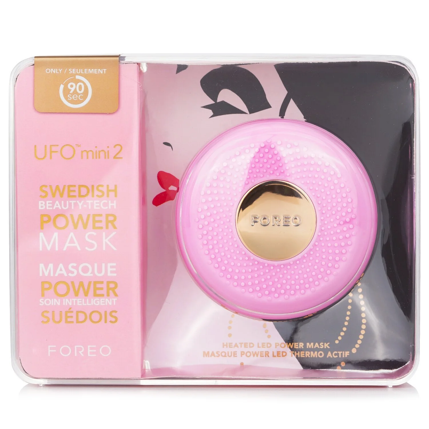 FOREO UFO Mini 2 Smart Mask Treatment Device - # Pearl Pink  1pcs - Olabens