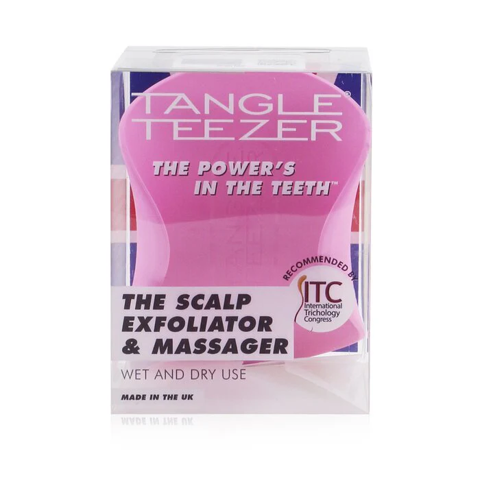 Tangle Teezer The Scalp Exfoliator & Massager Brush - # Pretty Pink 1pc - Olabens