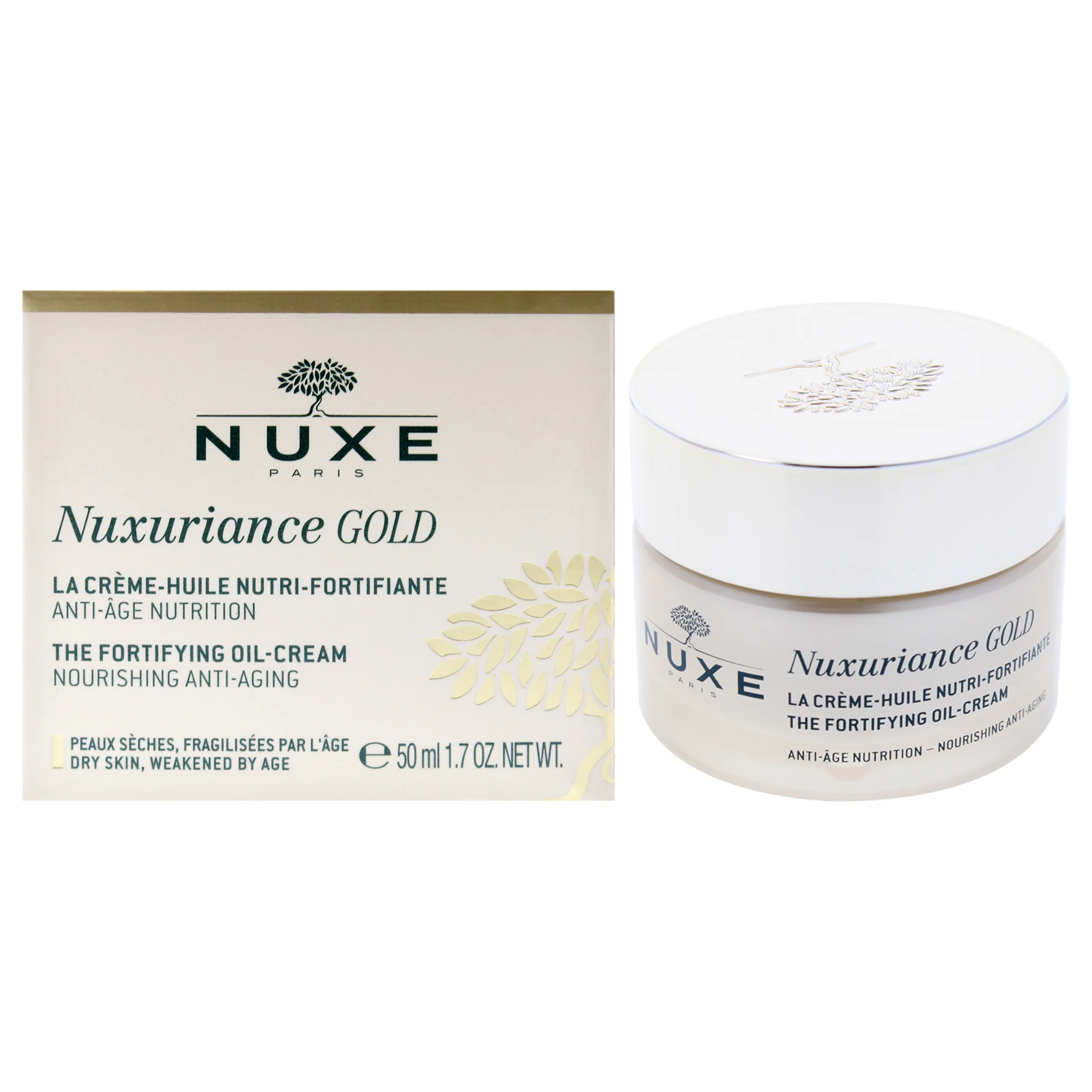 Nuxuriance Gold Nutri Fortifying Oil Cream by Nuxe for Women - 1.7 oz Cream - Olabens