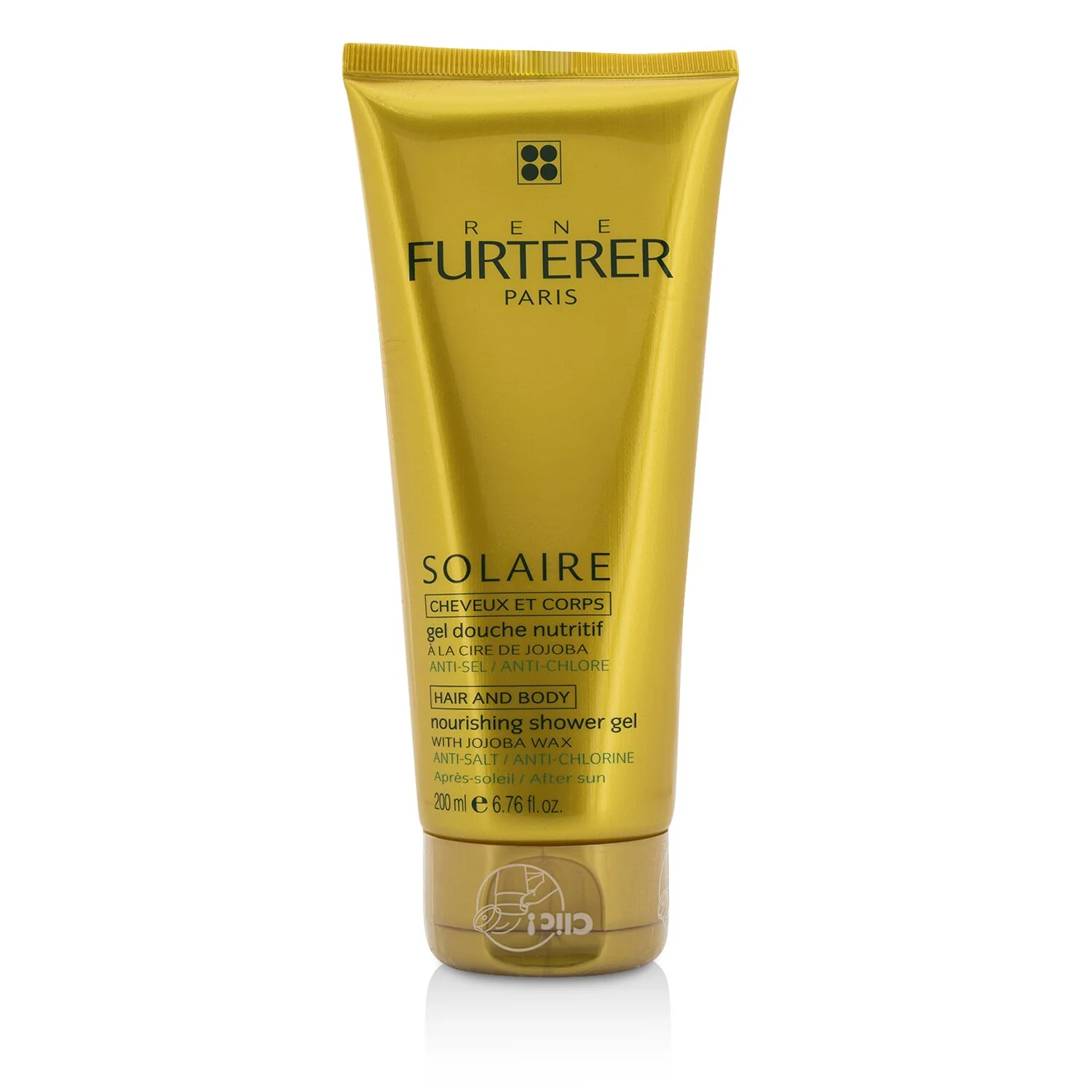 Rene Furterer Solaire Nourishing Shower Gel with Jojoba Wax (Hair and Body)  200ml/6.76oz - Olabens
