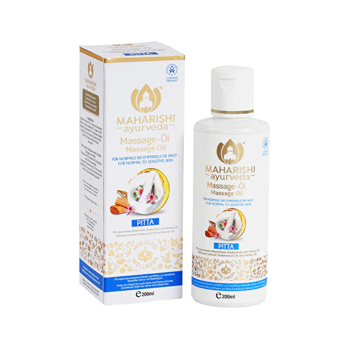 Maharishi Ayurveda Massage Oil Pitta 200ml - Olabens