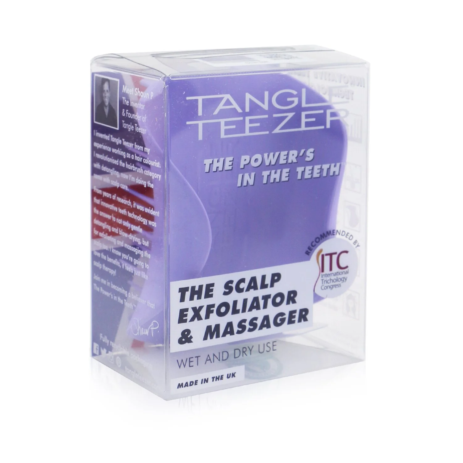 Tangle Teezer The Scalp Exfoliator & Massager Brush - # Lavender Life  1pc - Olabens