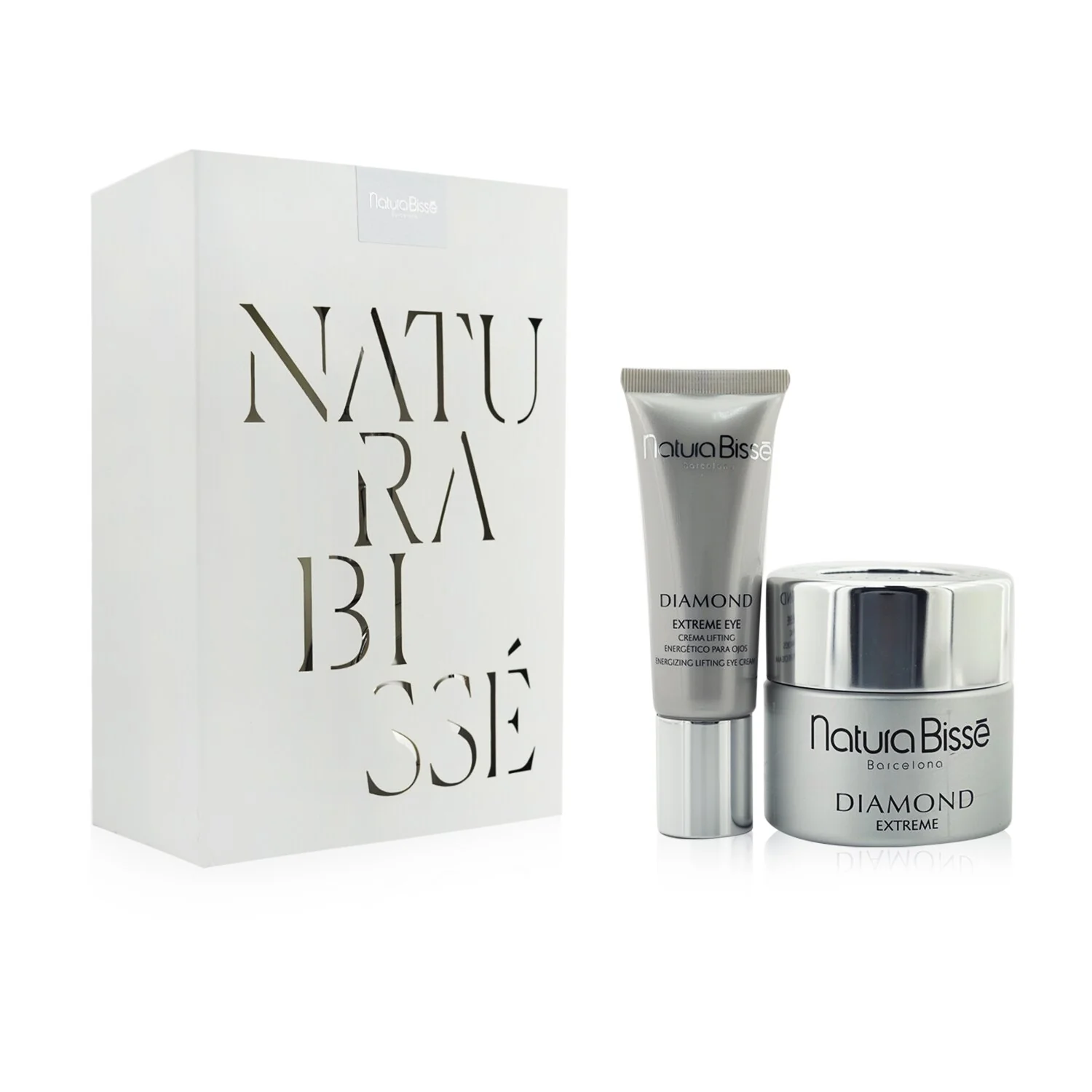 Natura Bisse Diamond Gift Set: 1x Diamond Extreme 50ml + 1x Diamond Extreme Eye 25ml  2pcs - Olabens