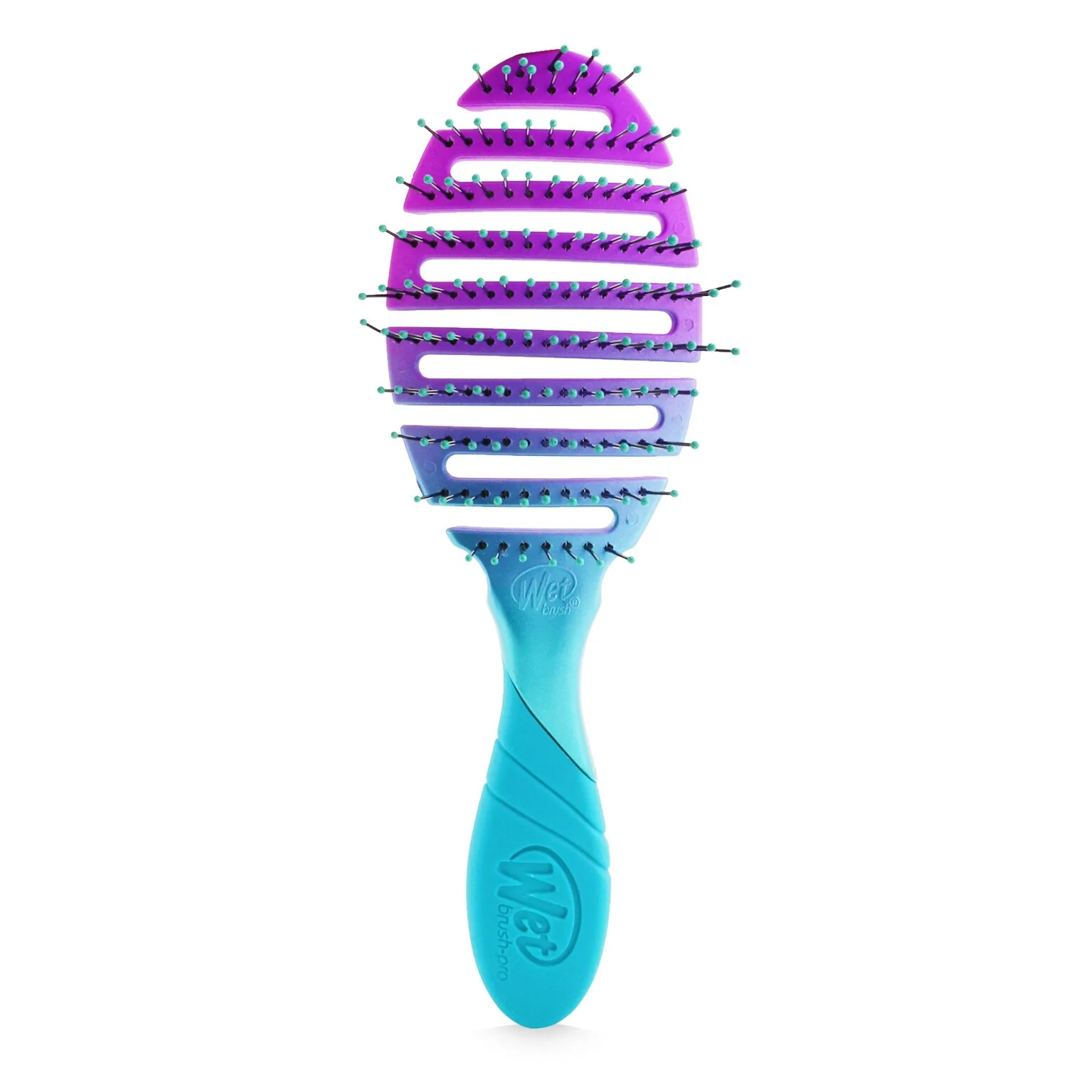 Wet Brush Pro Flex Dry Ombre - # Teal  1pc - Olabens