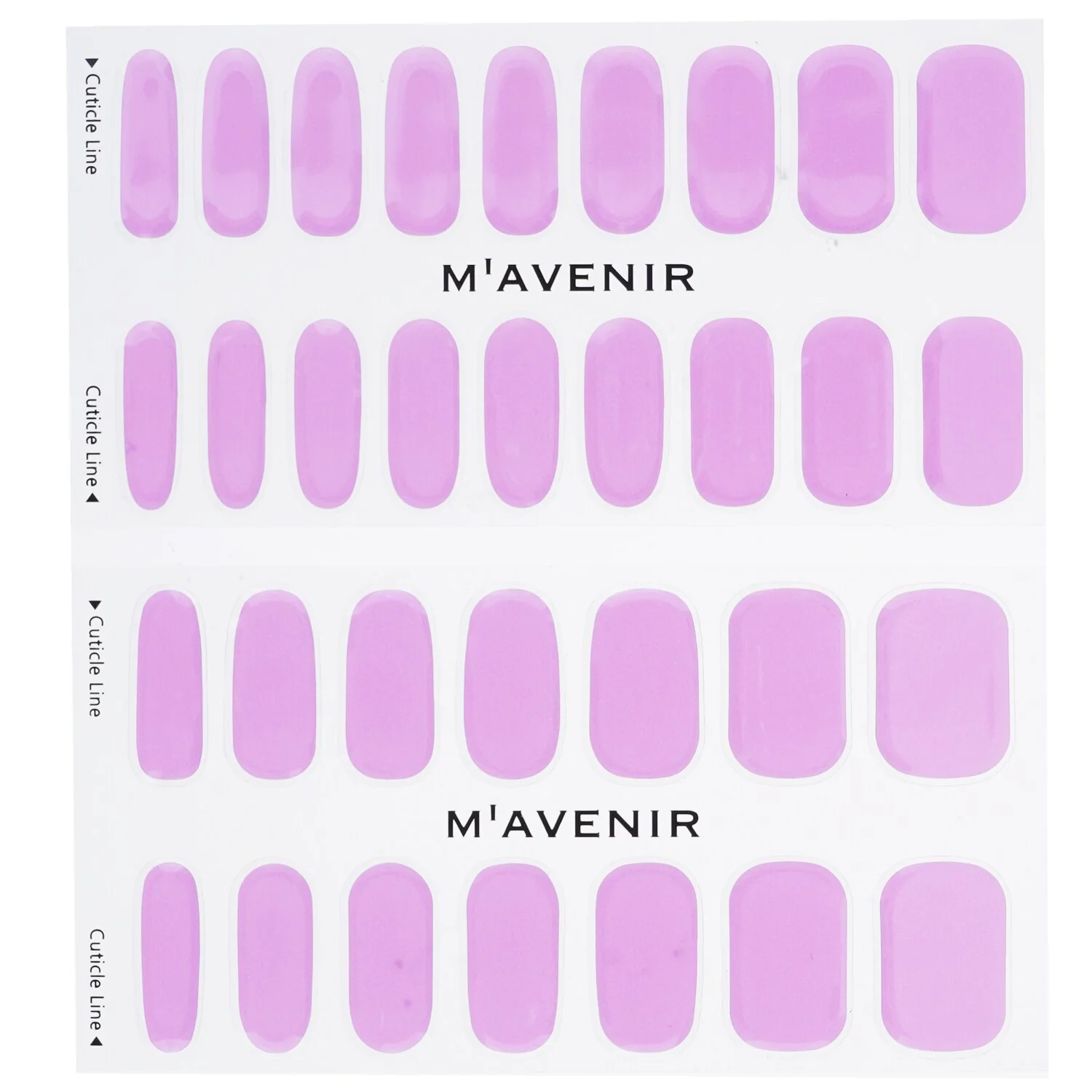 Mavenir Nail Sticker (Purple) - # Purple Breeze Nail  32pcs - Olabens