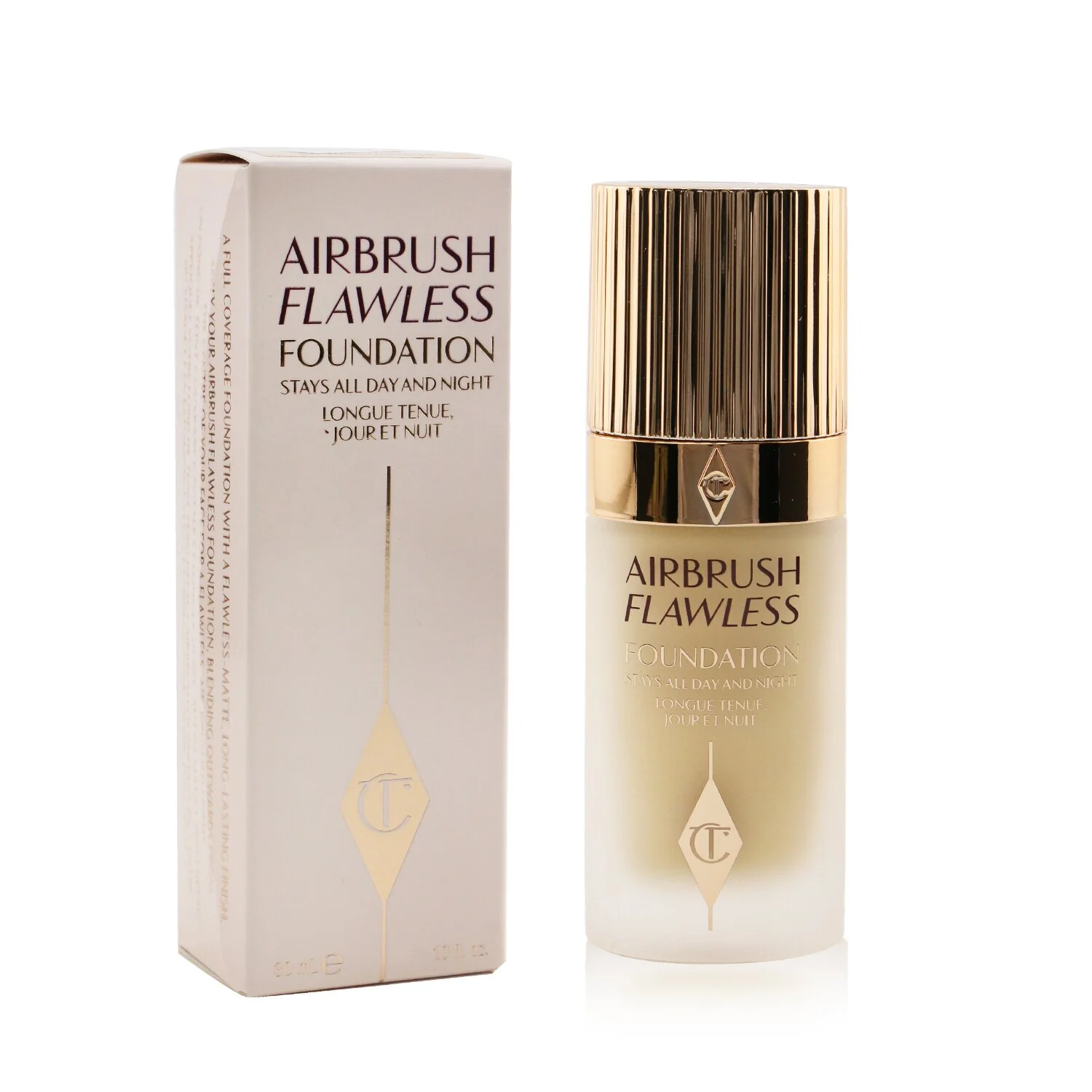 Charlotte Tilbury Airbrush Flawless Foundation - # 5.5 Warm  30ml/1oz - Olabens