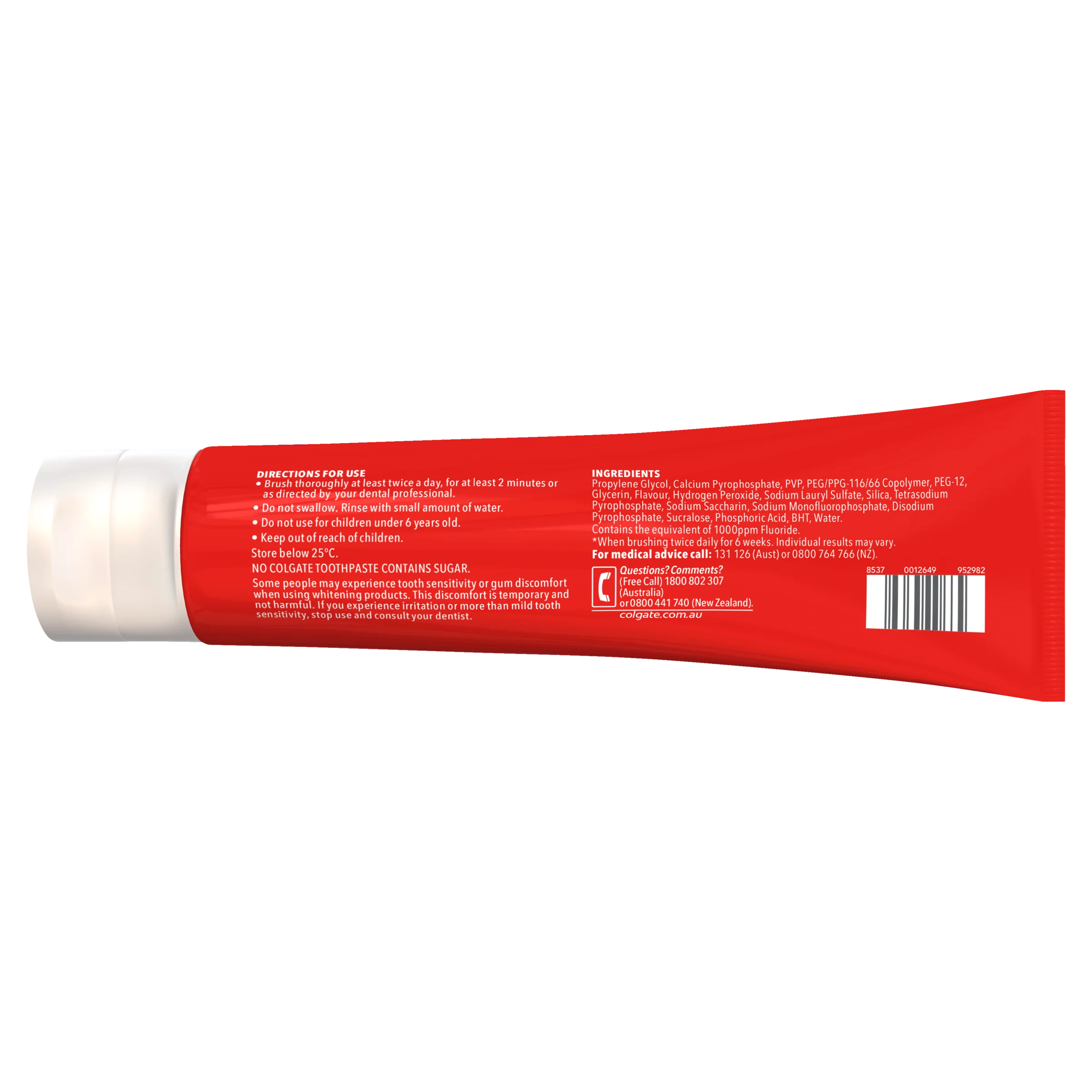 Colgate Toothpaste Optic White High Impact 125g - Olabens