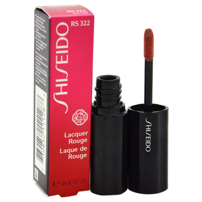 Shiseido Lacquer Rouge - # RS322 Metalrose by Shiseido for Women - 0.2 oz Lip Gloss - Olabens