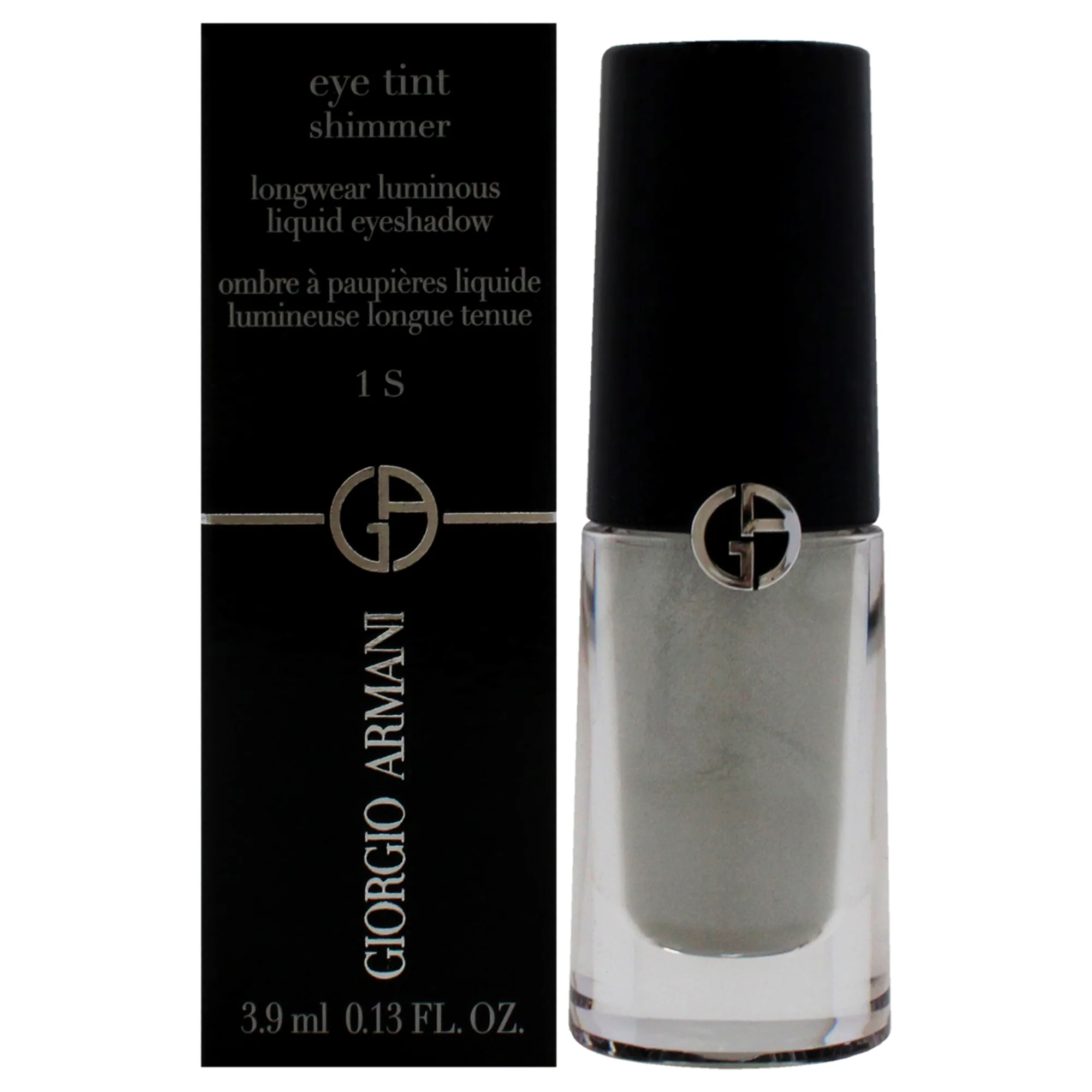 Eye Tint Shimmer Liquid Eyeshadow - 1 S Silver by Giorgio Armani for Women - 0.13 oz Eye Shadow - Olabens
