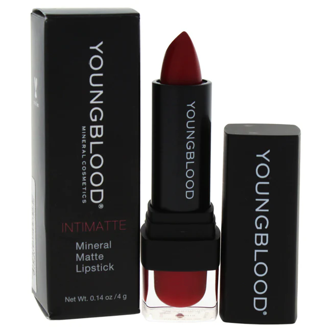 Youngblood Intimatte Mineral Matte Lipstick - Sinful by Youngblood for Women - 0.14 oz Lipstick - Olabens