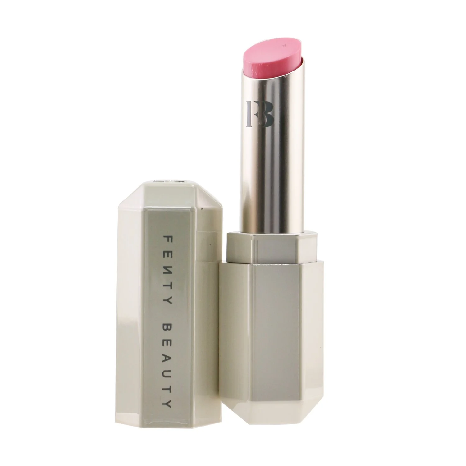 Fenty Beauty by Rihanna Slip Shine Sheer Shiny Lipstick - # 08 Cookies & Cocoa (Cocoa Berry)  2.8g/0.098oz - Olabens
