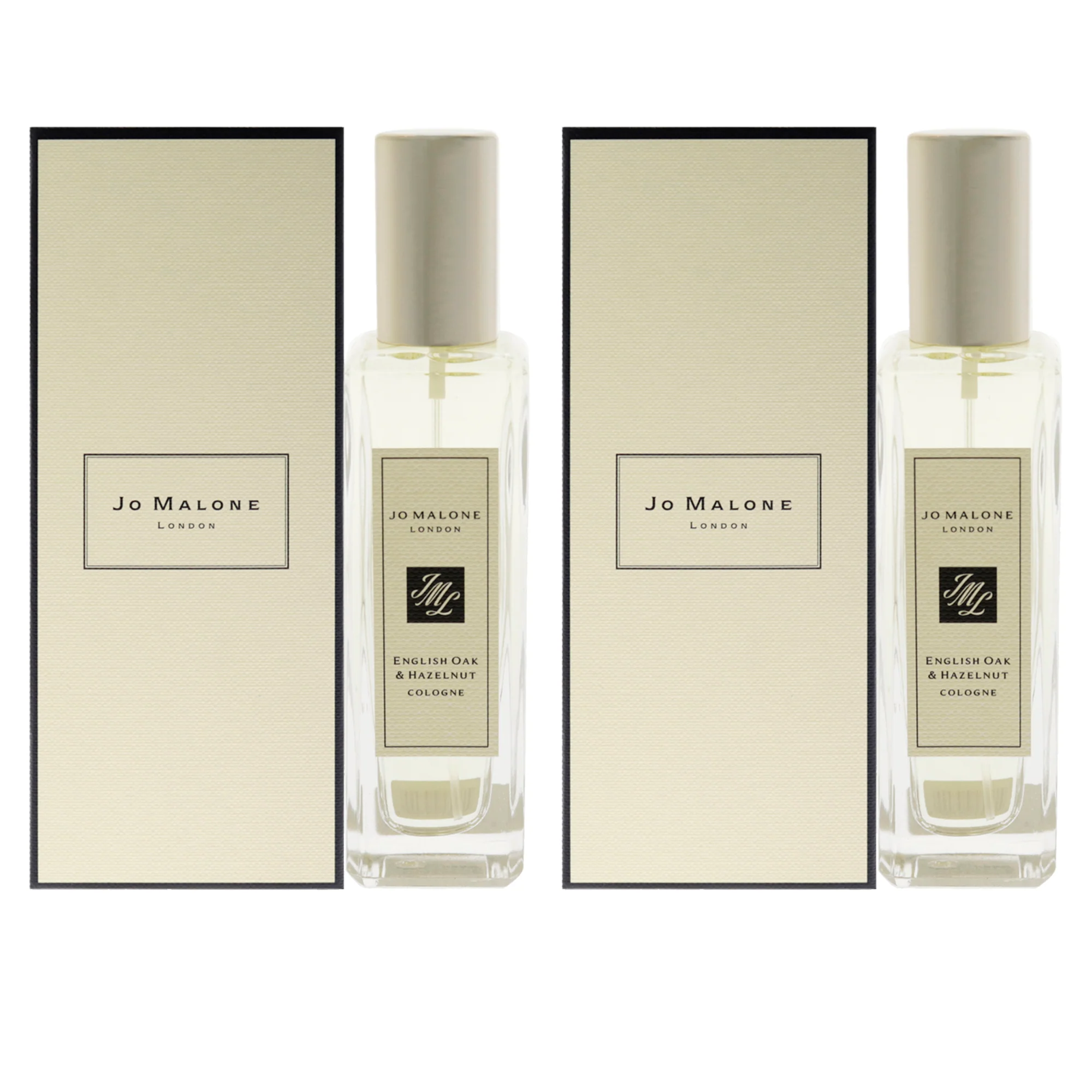 Jo Malone English Oak and Hazelnut by Jo Malone for Unisex - 1 oz Cologne Spray - Pack of 2 - Olabens