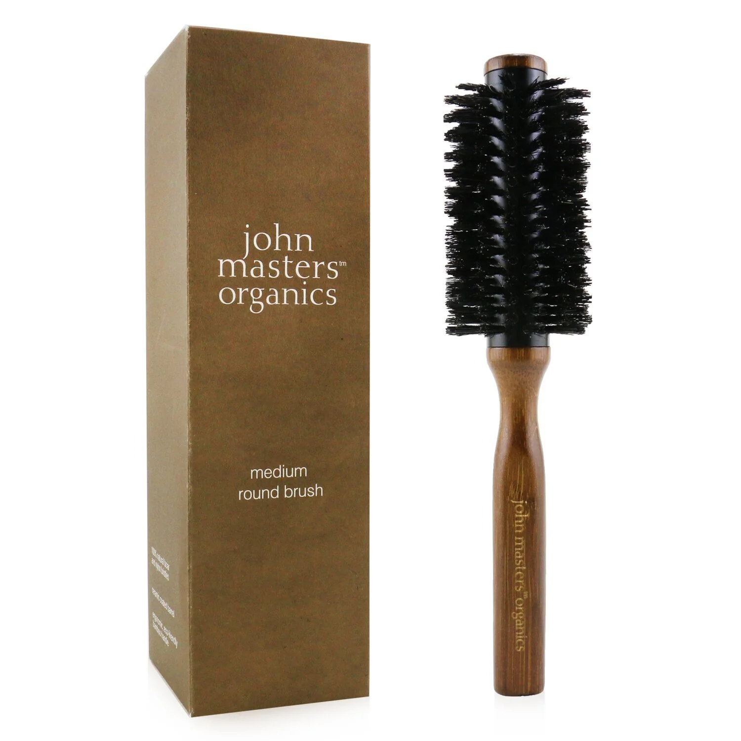 John Masters Organics Medium Round Brush  1pc - Olabens