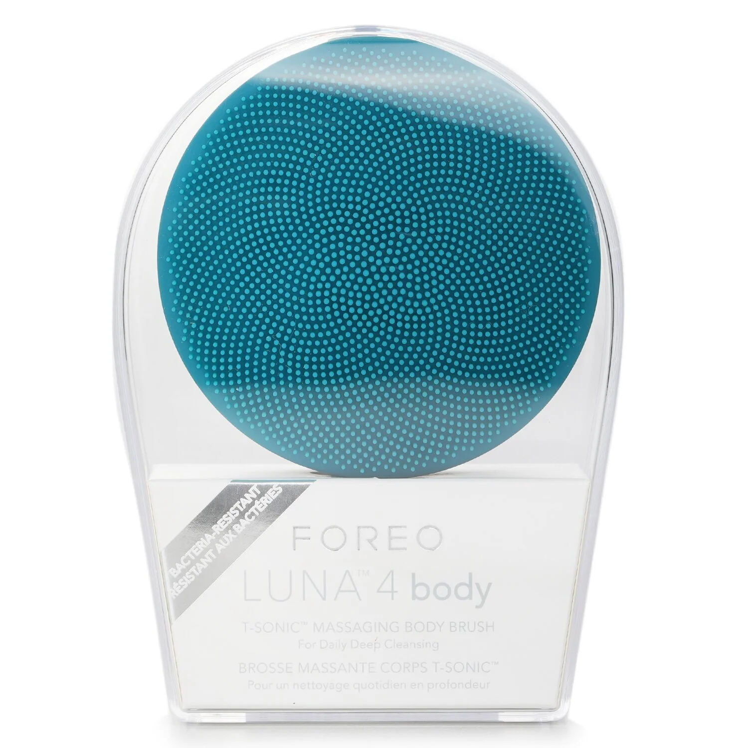 FOREO Luna 4 Body Massaging Body Brush - # Evergreen  1pcs - Olabens