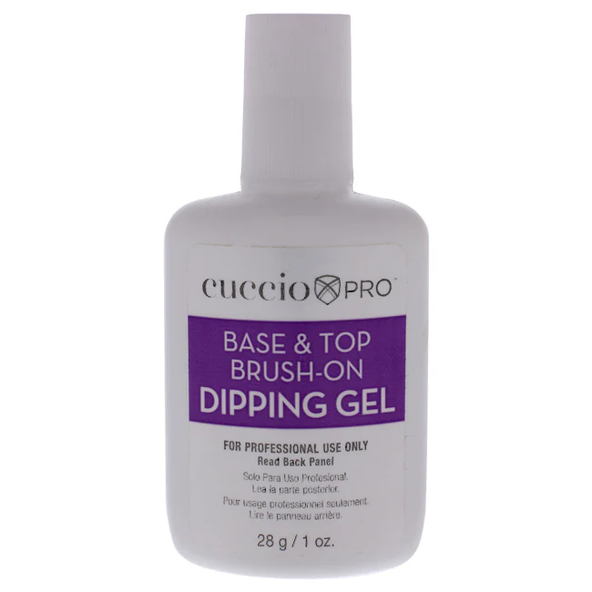 Cuccio Pro Base and Top Brush-On Dipping Gel by Cuccio Pro for Women - 1 oz Nail Gel - Olabens