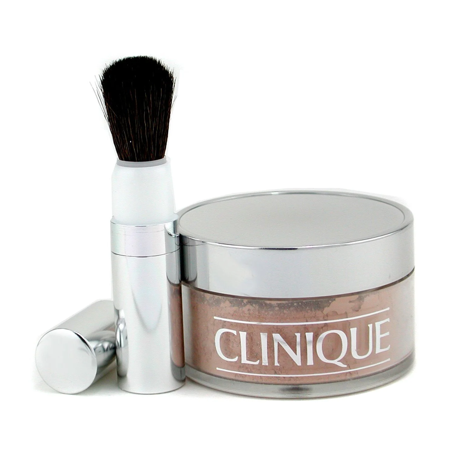 Clinique Blended Face Powder + Brush - No. 04 Transparency; Premium price due to scarcity  35g/1.2oz - Olabens