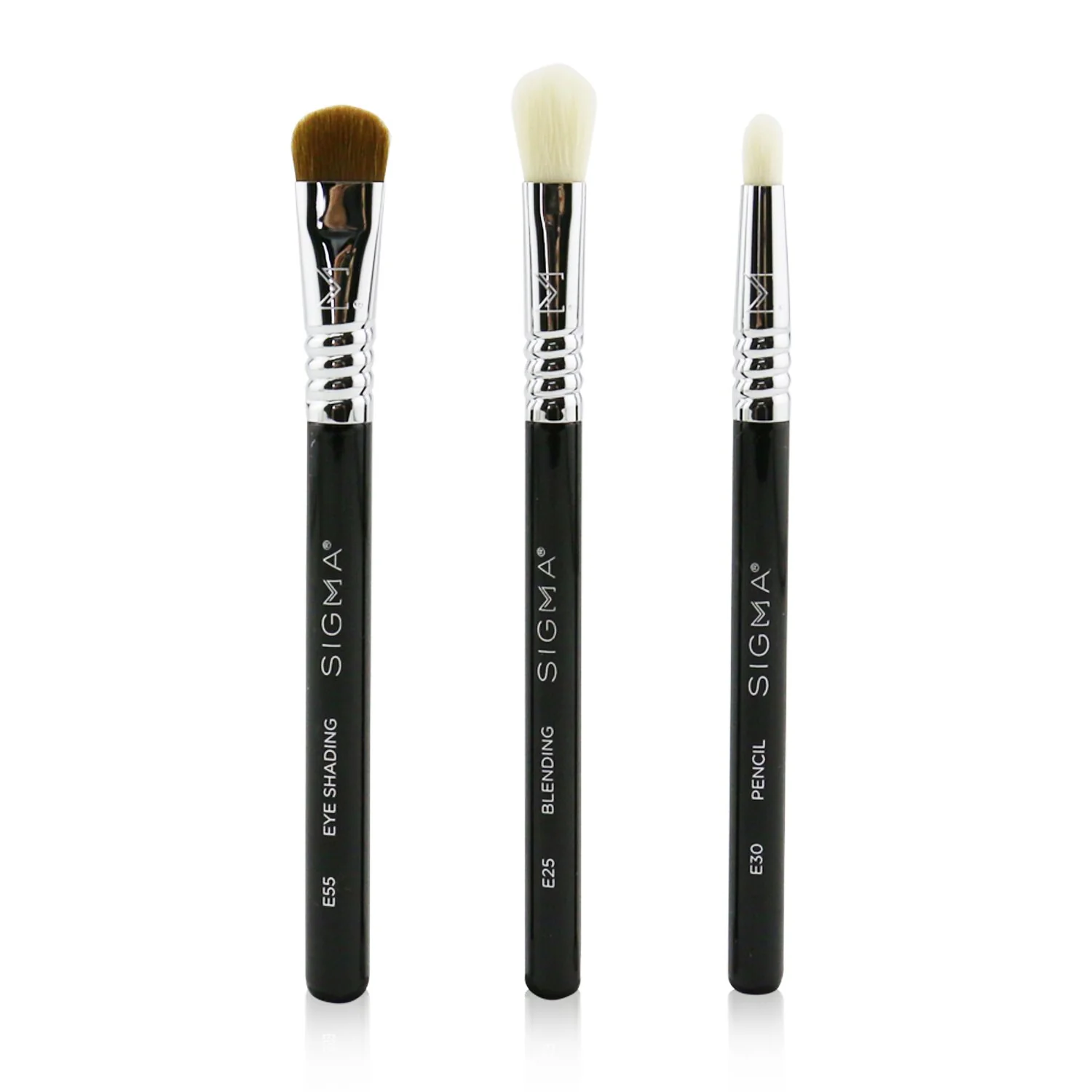 Sigma Beauty Glam 'N Go Mini Eye Brush Set (3x Brushes + 1x Bag)  3pcs+1bag - Olabens