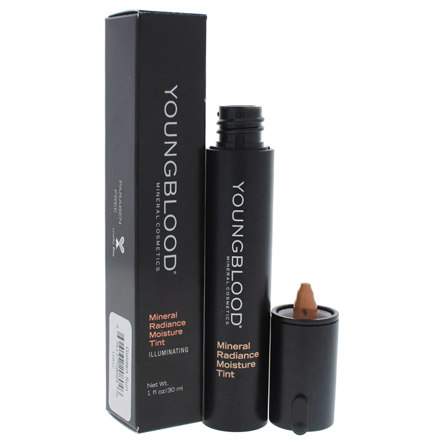 Youngblood Mineral Radiance Moisture Tint - Golden Sun-Illuminating by Youngblood for Women - 1 oz Foundation - Olabens