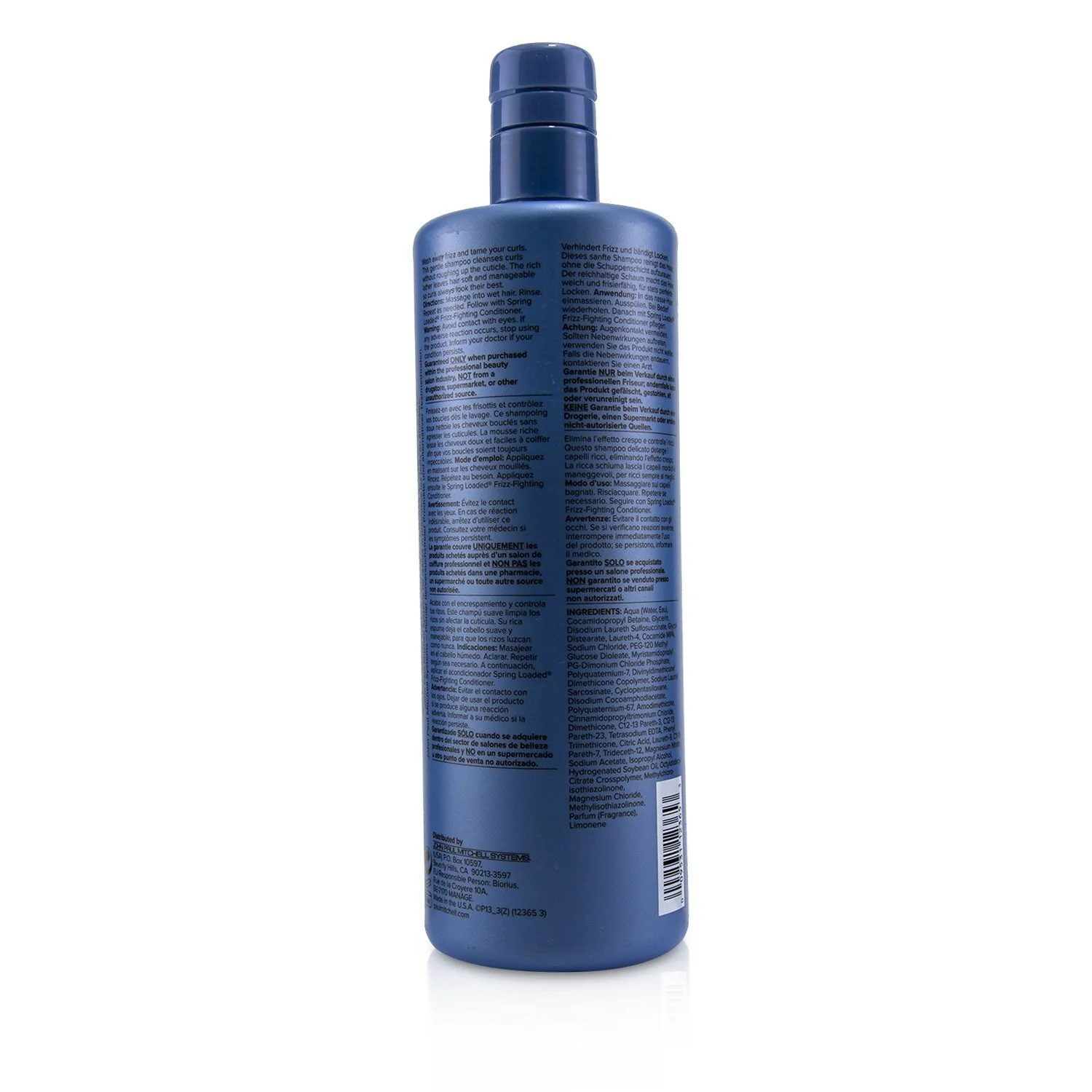 Paul Mitchell Spring Loaded Frizz-Fighting Shampoo (Cleanses Curls, Tames Frizz)  710ml/24oz - Olabens