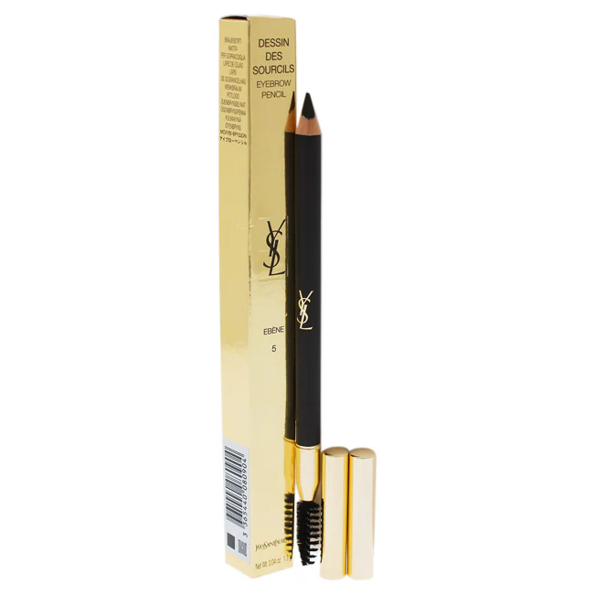 Yves Saint Laurent Dessin Des Sourcils Eyebrow Pencil - 5 Ebony by Yves Saint Laurent for Women - 0.04 oz Eyebrow Pencil - Olabens