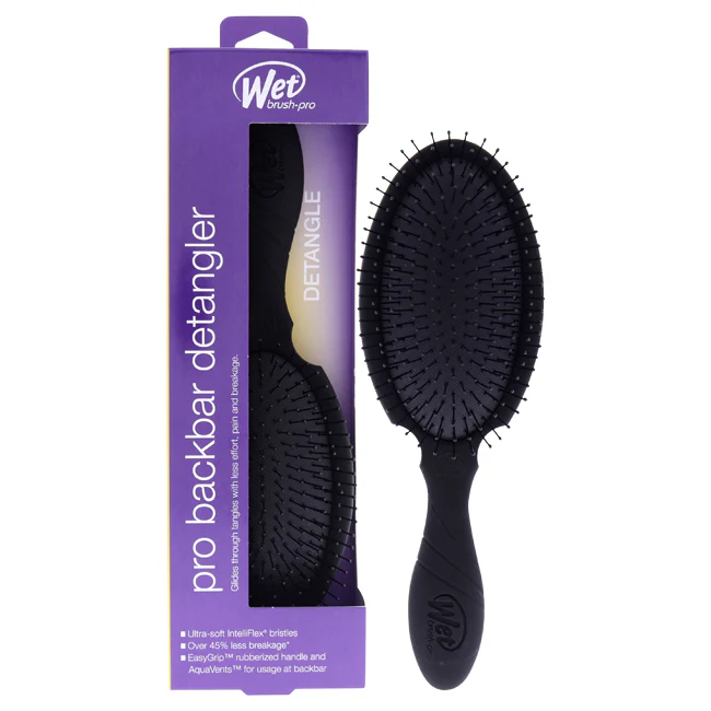 Wet Brush Backbar Detangler Brush - Black by Wet Brush for Unisex - 1 Pc Hair Brush - Olabens