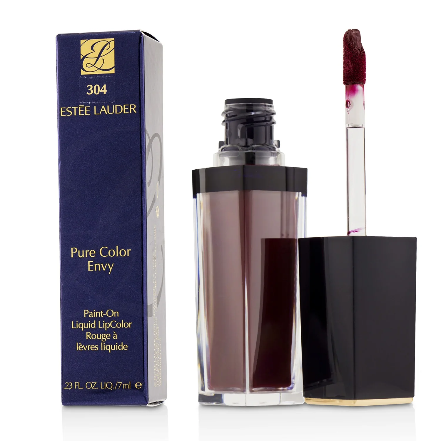 Estee Lauder Pure Color Envy Paint On Liquid LipColor - # 304 Quiet Riot (Matte)  7ml/0.23oz - Olabens