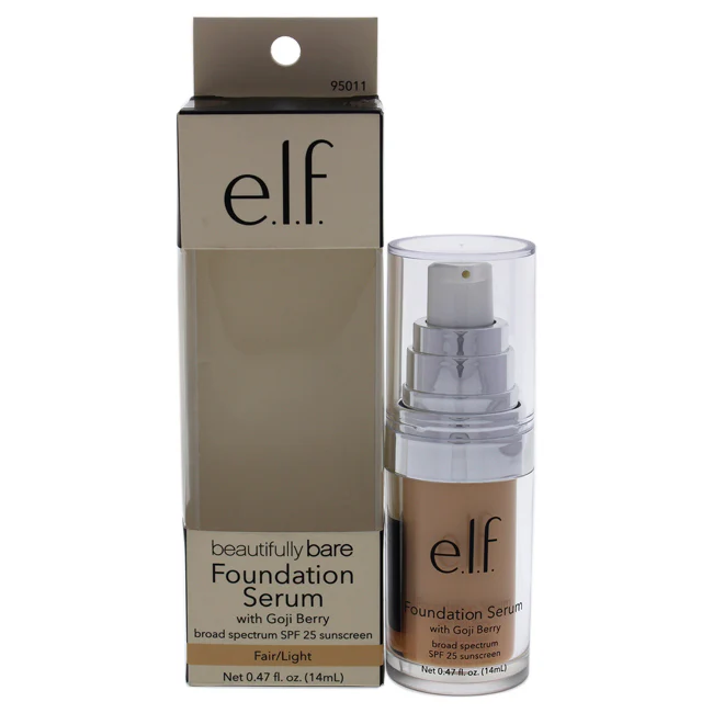 e.l.f. Beautifully Bare Foundation Serum SPF 25 - Fair-light by e.l.f. for Women - 0.47 oz Foundation - Olabens