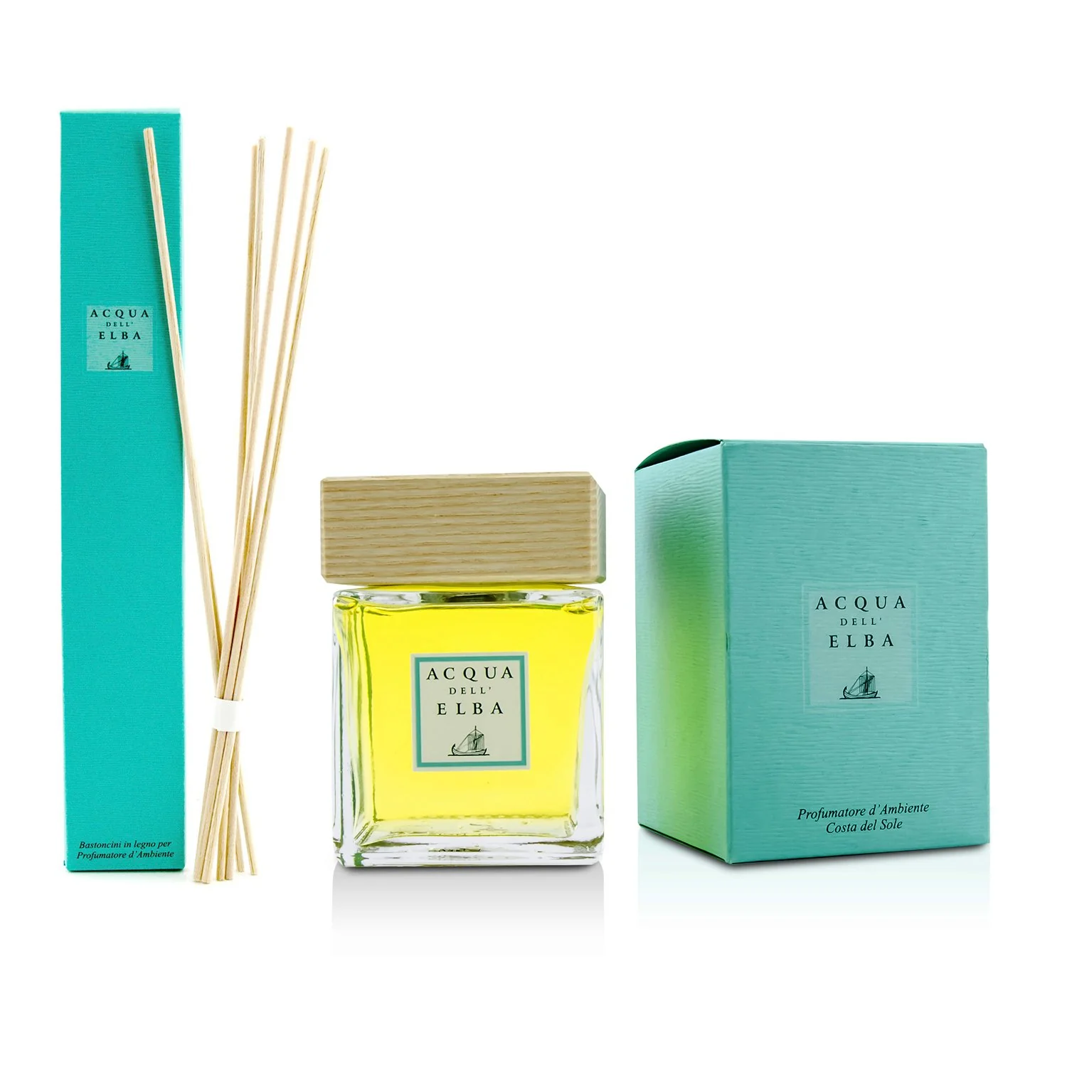 Acqua Dell'Elba Home Fragrance Diffuser - Costa Del Sole  500ml/17oz - Olabens