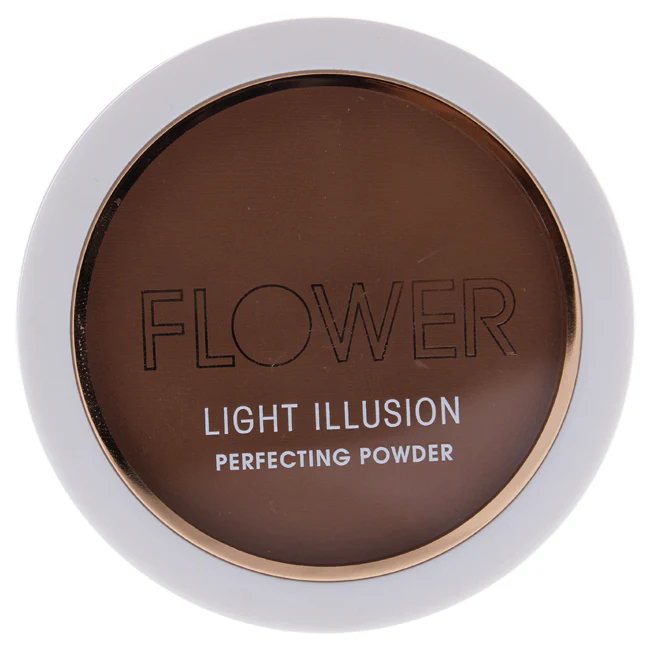 Light Illusion Perfecting Powder - D3 Mocha by Flower Beauty for Women - 0.28 oz Powder - Olabens