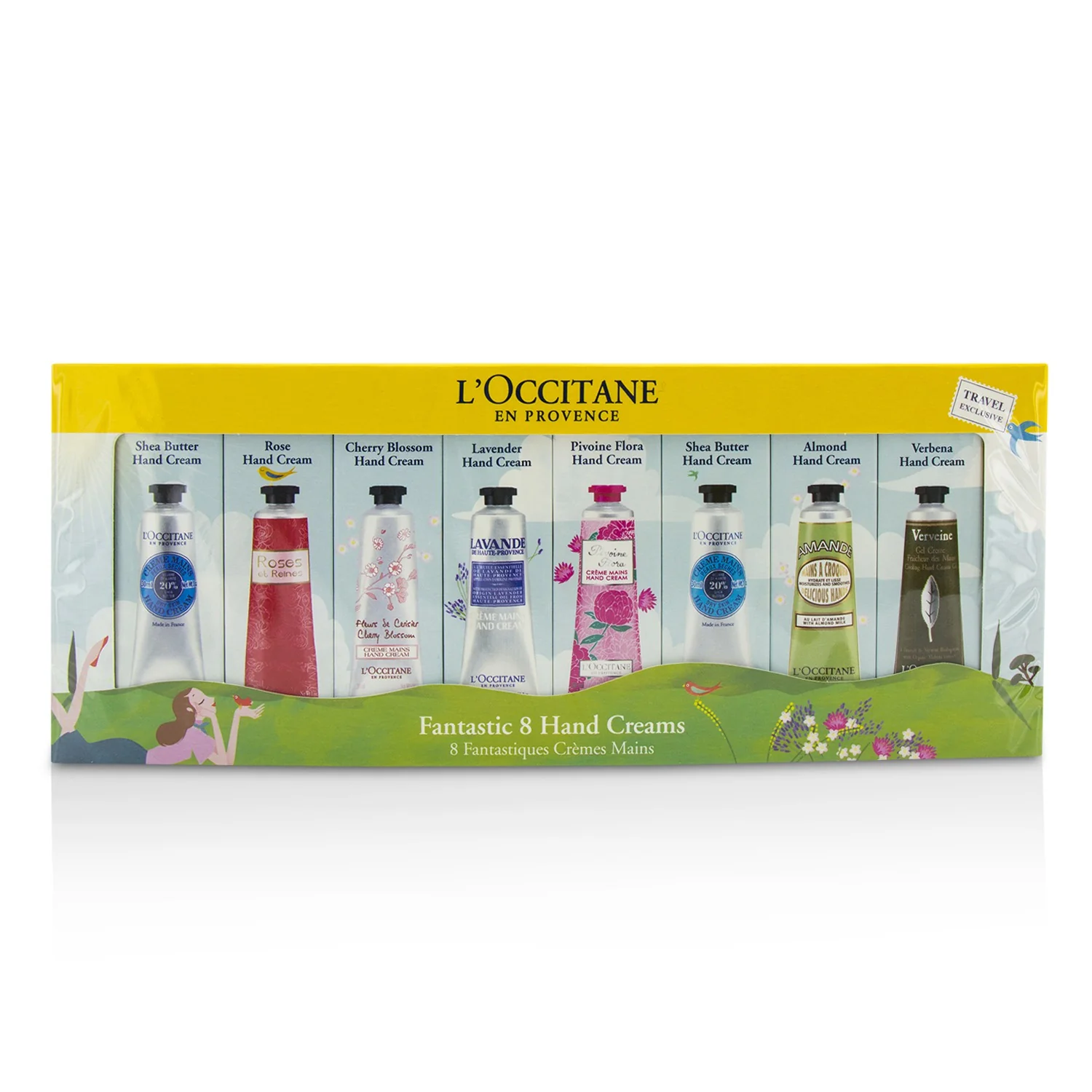 L'Occitane Fantastic 8 Hand Creams Set  8x30ml/1oz - Olabens