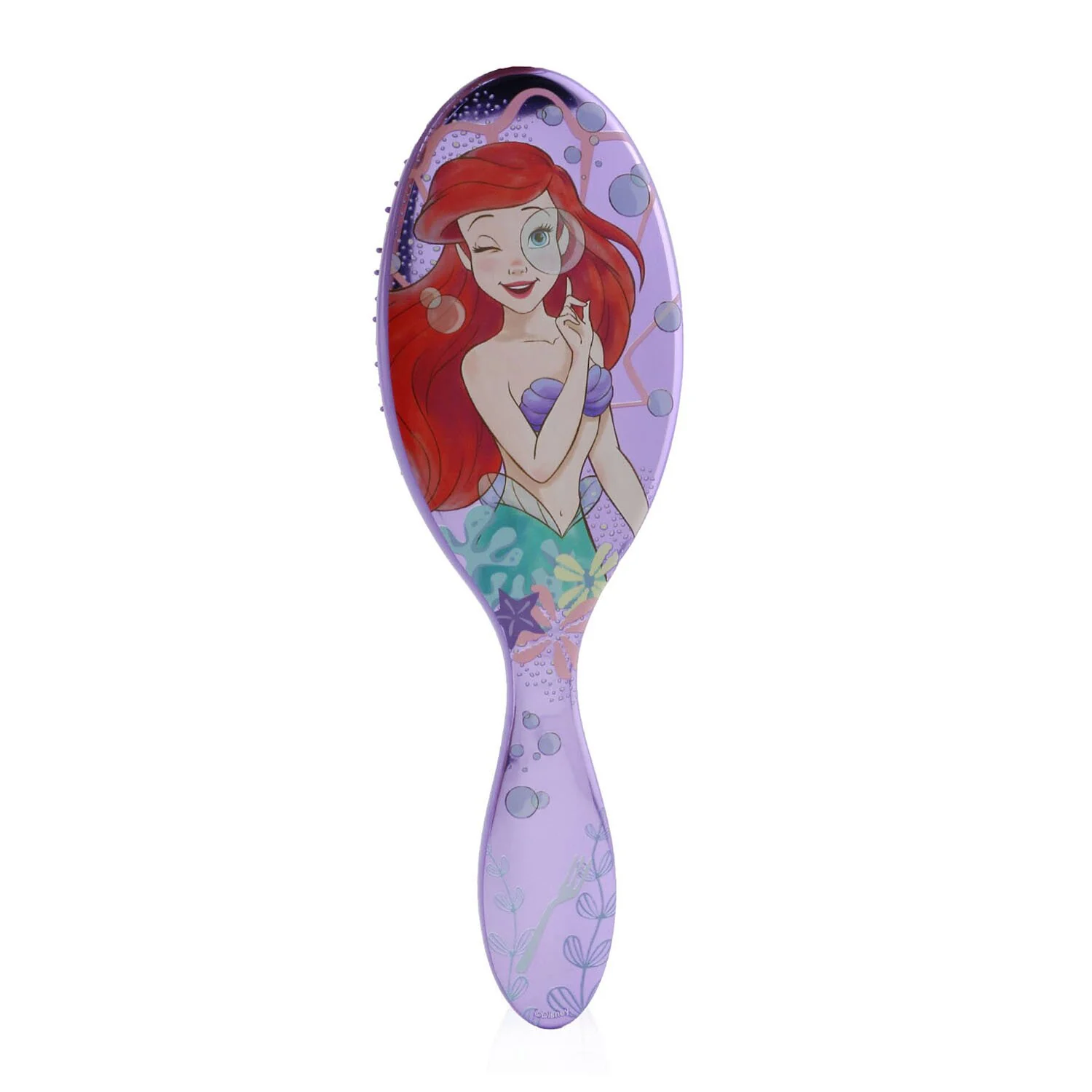 Wet Brush Original Detangler Princess Wholehearted - # Ariel Purple (Limited Edition)  1pc - Olabens