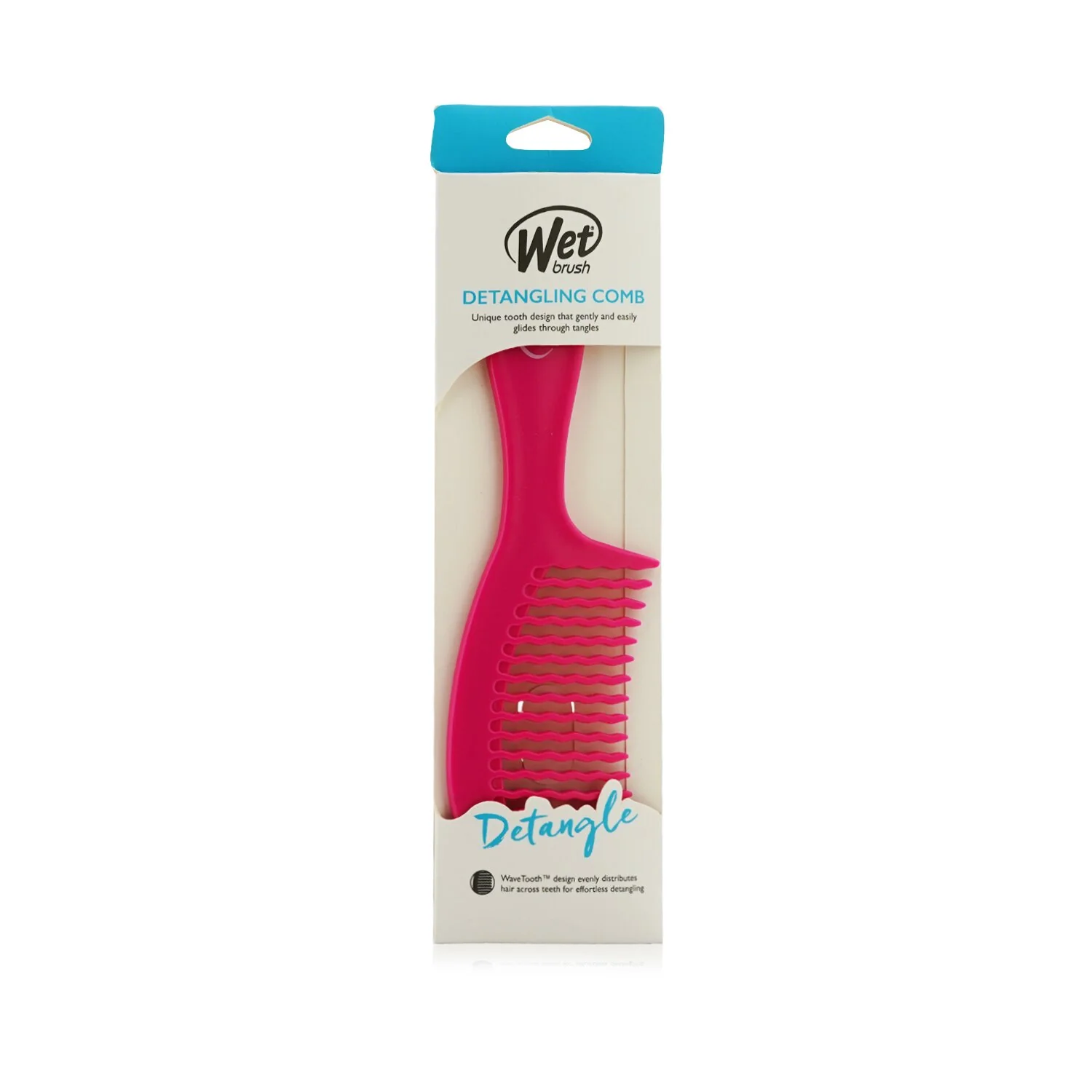 Wet Brush Detangling Comb - # Pink  1pc - Olabens