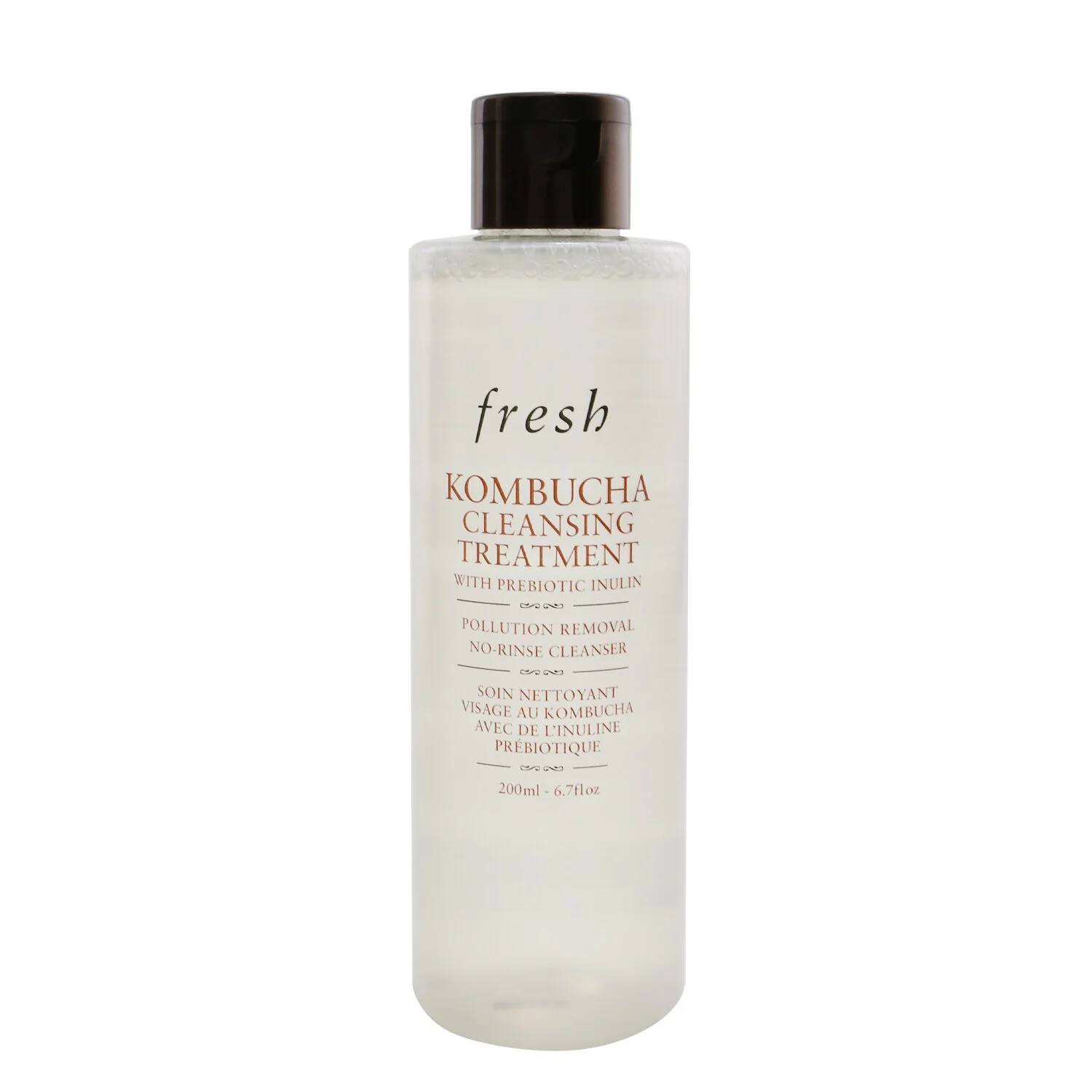 Fresh Kombucha Cleansing Treatment With Prebiotic Inulin - Pollution Removal No-Rinse Cleanser  200ml/6.7oz - Olabens