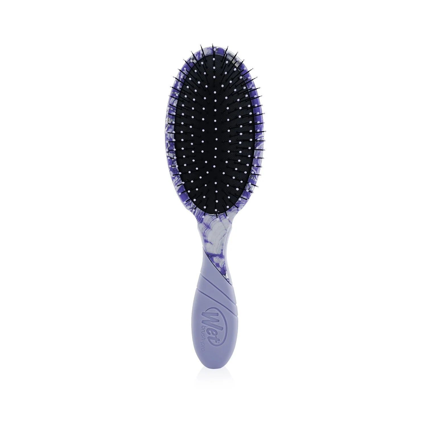 Wet Brush Pro Detangler Crackled Quartz - # Amethyst (Box Slightly Damaged)  1pc - Olabens