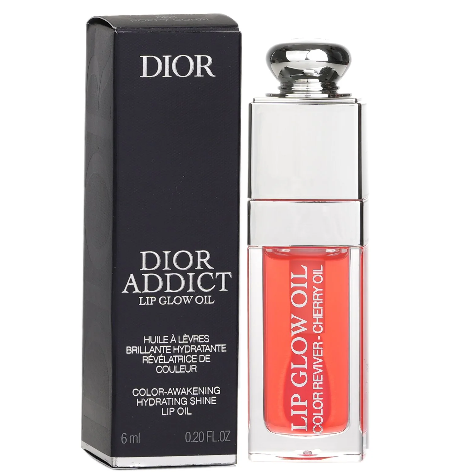 Christian Dior Dior Addict Lip Glow Oil - # 061 Poppy Coral  6ml/0.2oz - Olabens