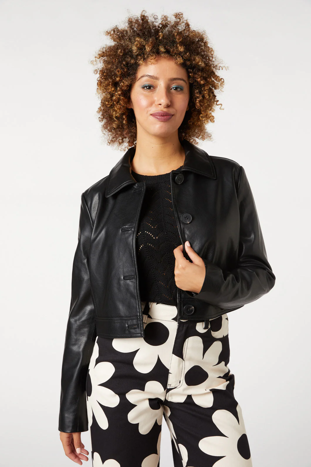 Cassidy Pleather Jacket - Olabens