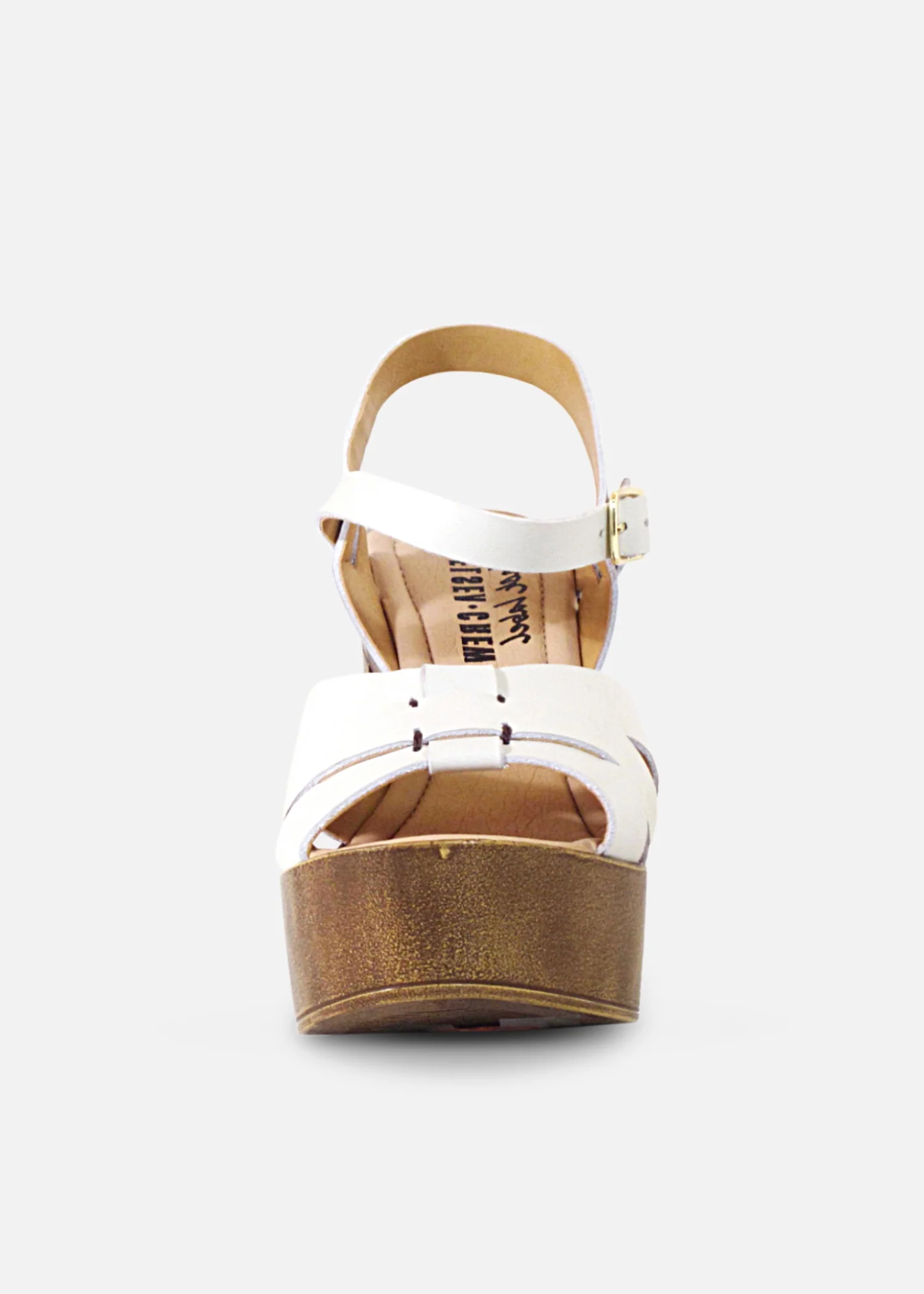 Hollie Wooden Platform Heels - Olabens