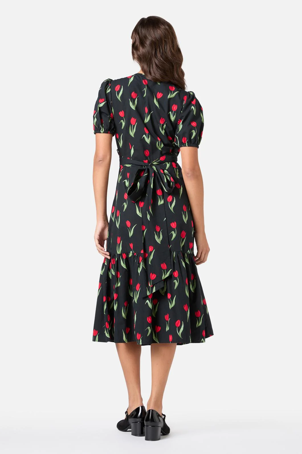 Tulip Midi Wrap Dress - Olabens