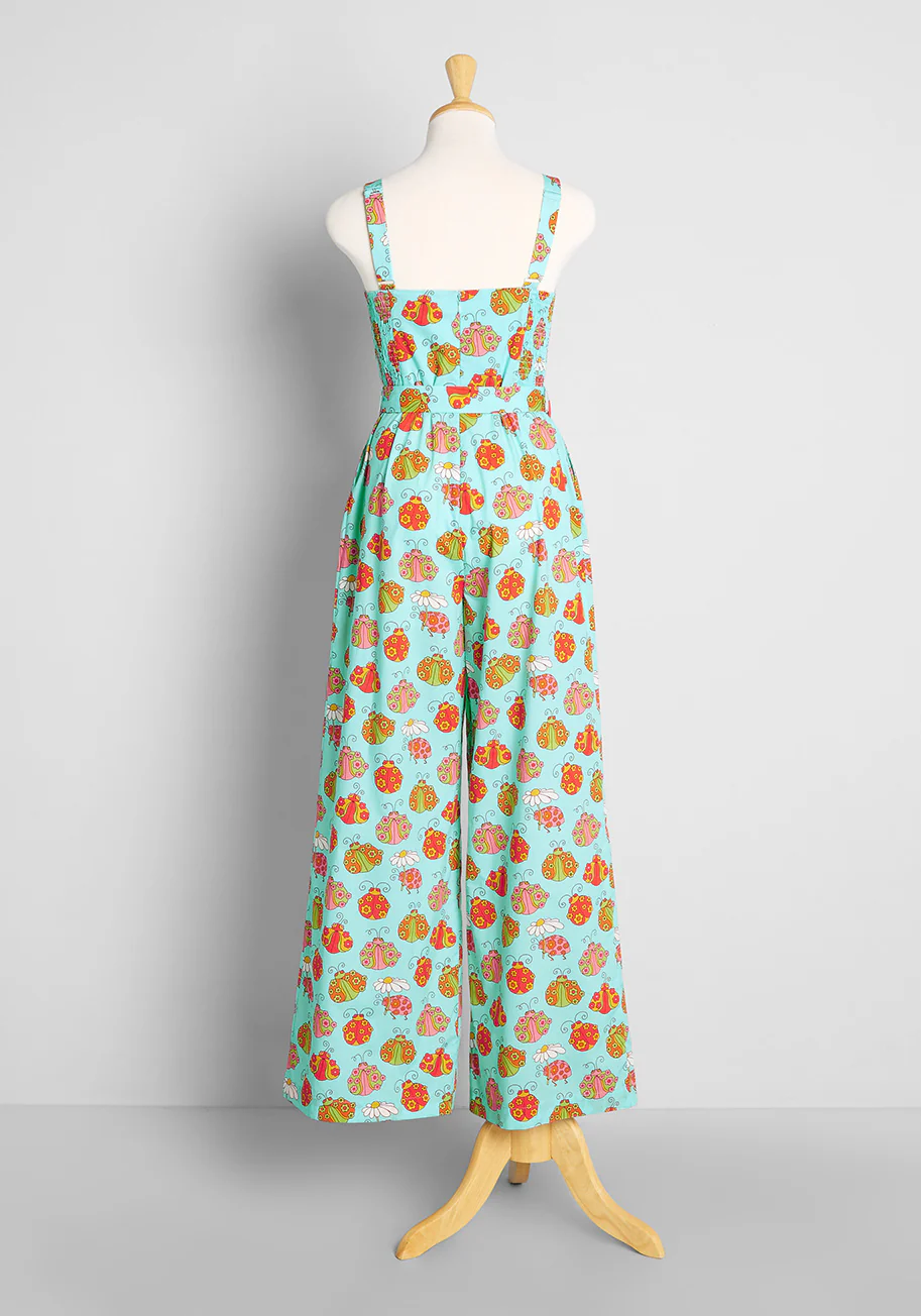 Isnyt x Marisol Muro Bugs and Kisses Wide-Leg Jumpsuit - Olabens