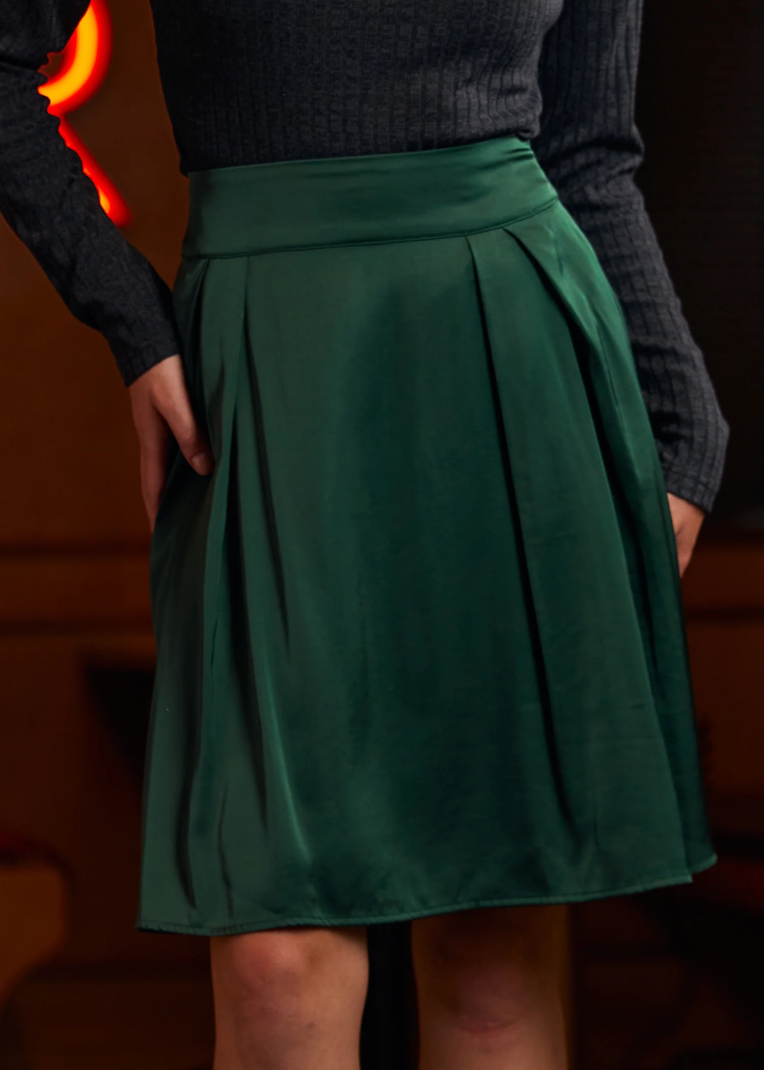 Everyday Enchantment Pleated Skirt - Olabens