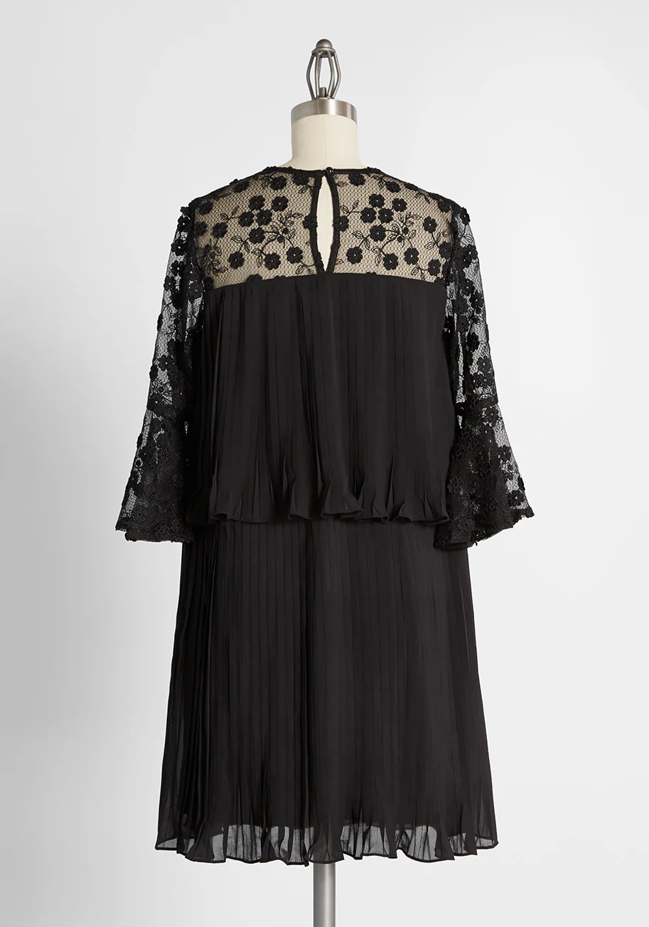 Dauntless Dahlias Tiered Mini Dress - Olabens