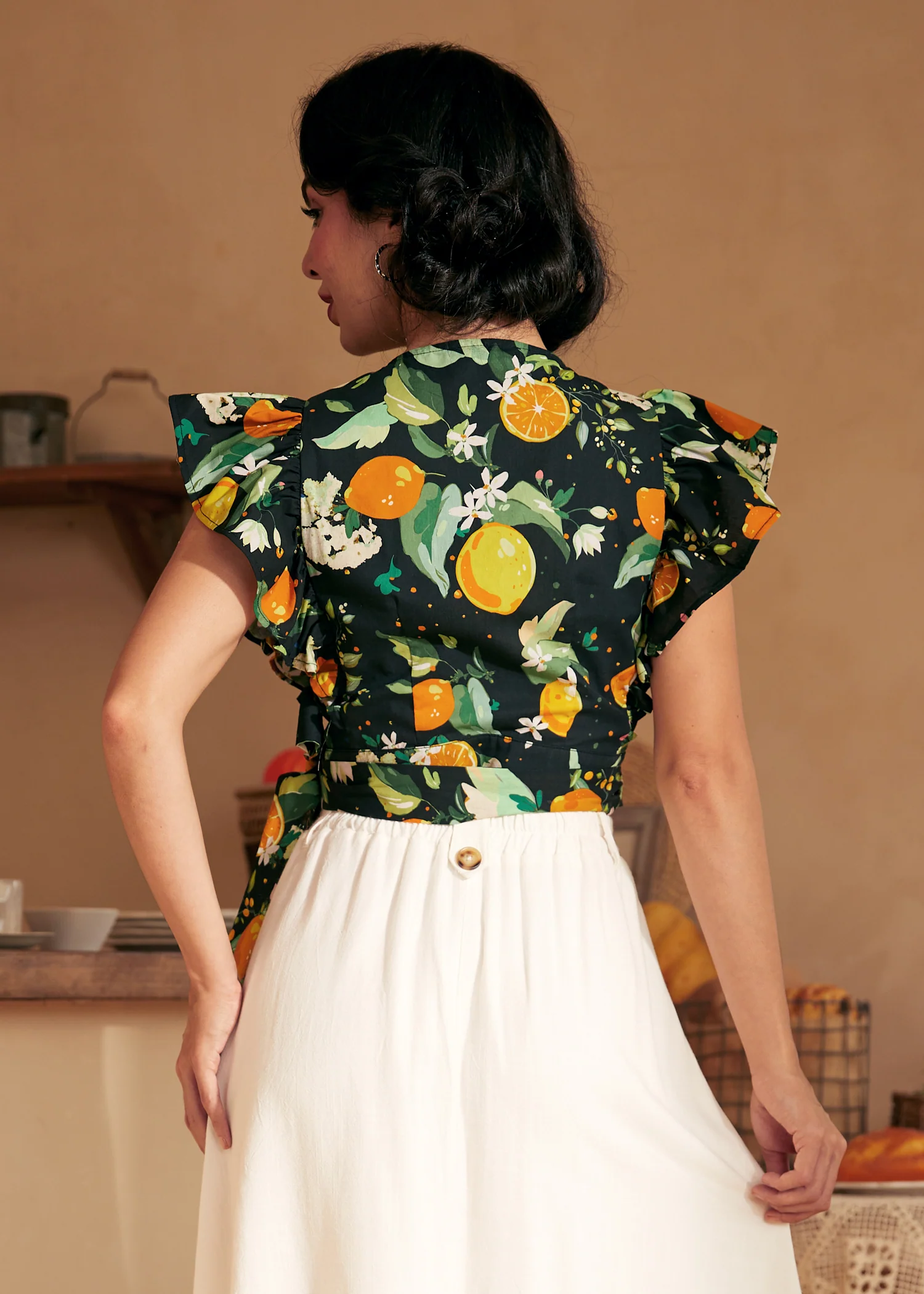 Wrapped in Ruffles Top - Olabens