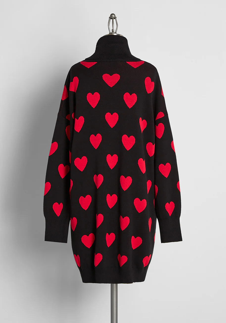 Love All Around Turtleneck Sweater Dress - Olabens
