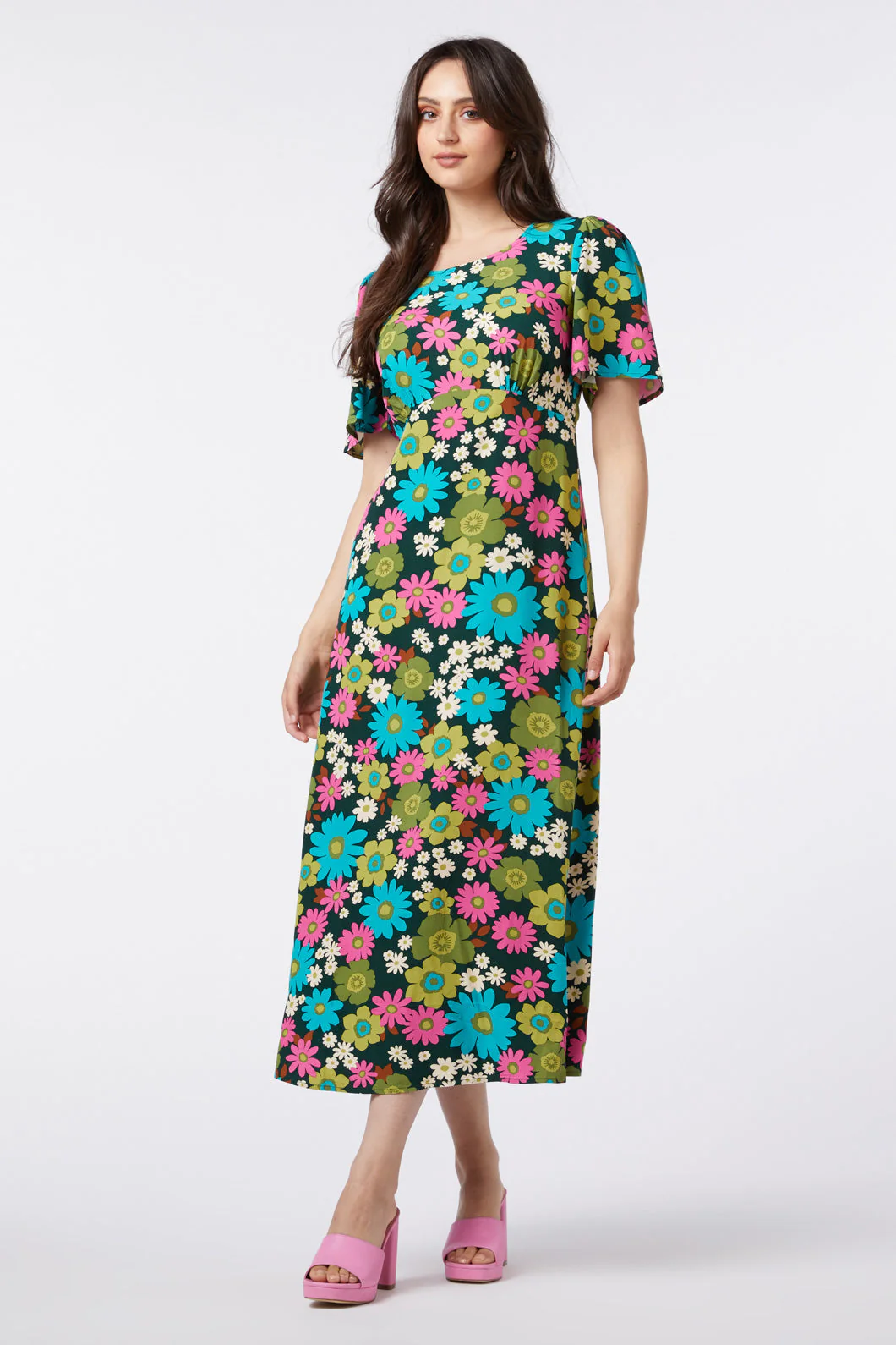 Pattie Floral Maxi Dress - Olabens